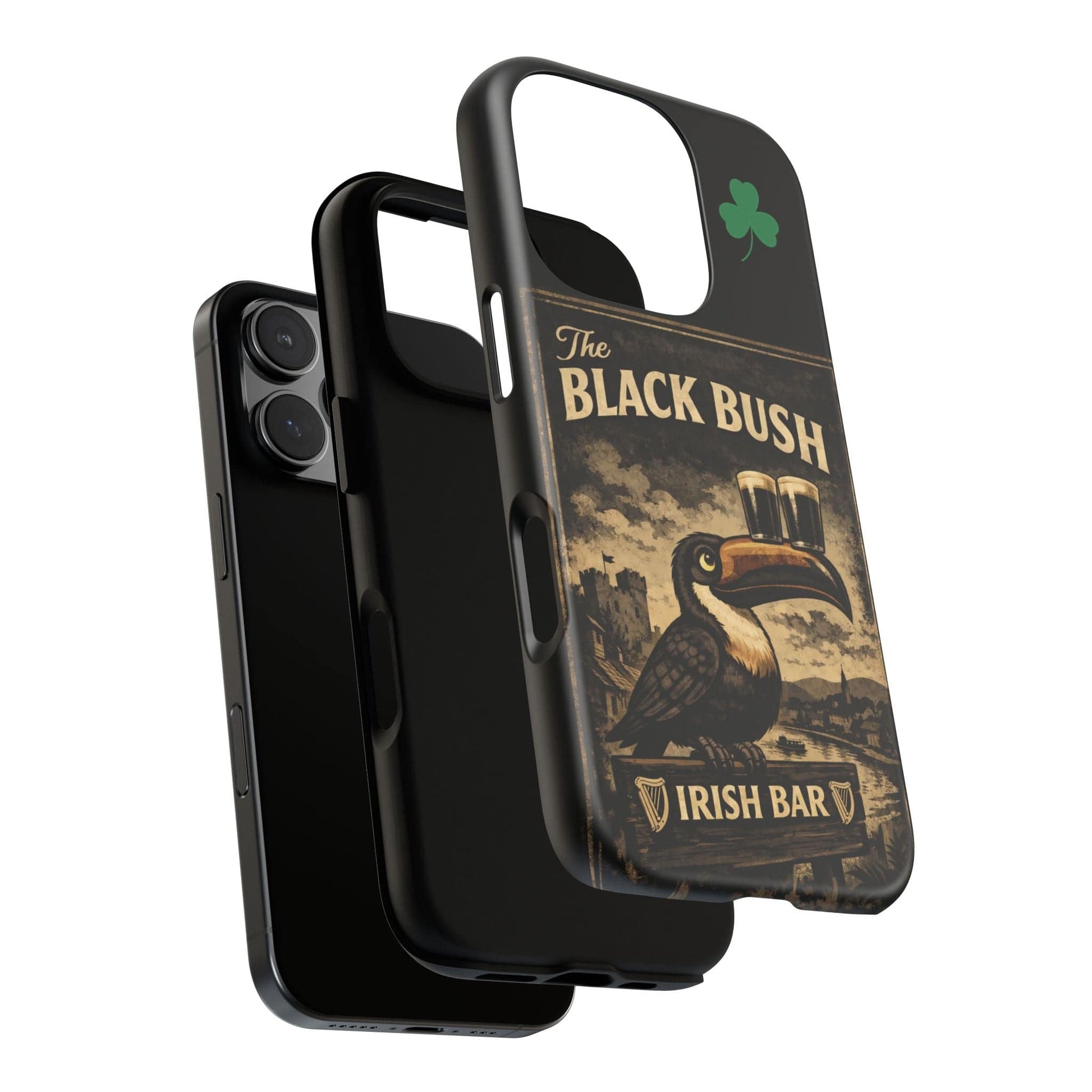 TeeFEVA Phone Case Black Bush Irish Bar - Phone Case – The Black Bush Vintage Pub Design