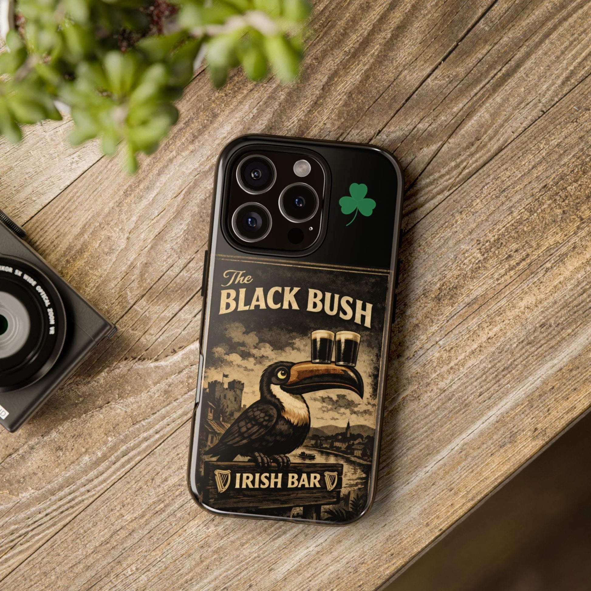 TeeFEVA Phone Case Black Bush Irish Bar - Phone Case – The Black Bush Vintage Pub Design