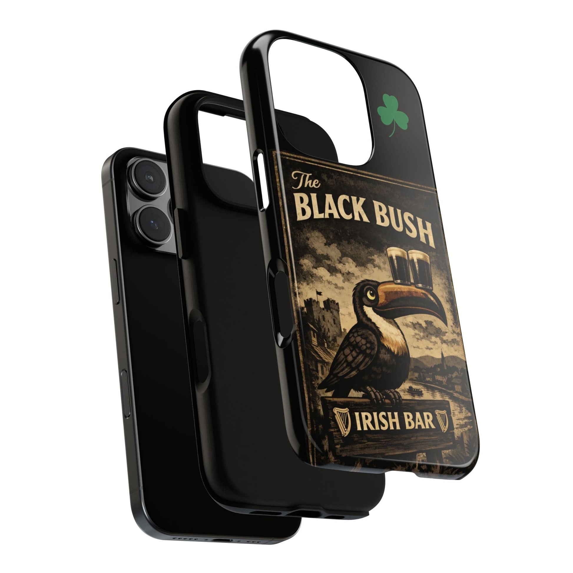 TeeFEVA Phone Case Black Bush Irish Bar - Phone Case – The Black Bush Vintage Pub Design