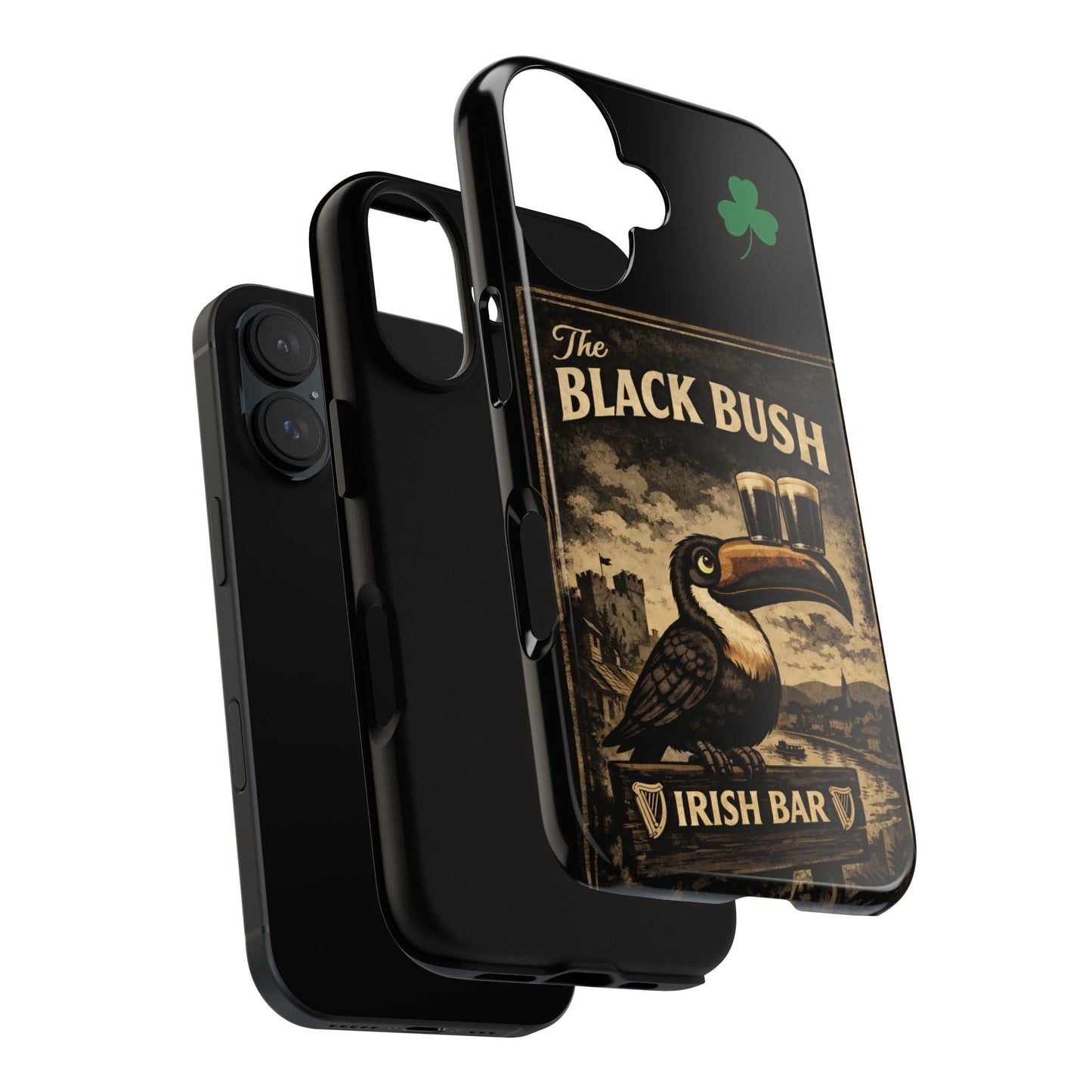 TeeFEVA Phone Case Black Bush Irish Bar - Phone Case – The Black Bush Vintage Pub Design