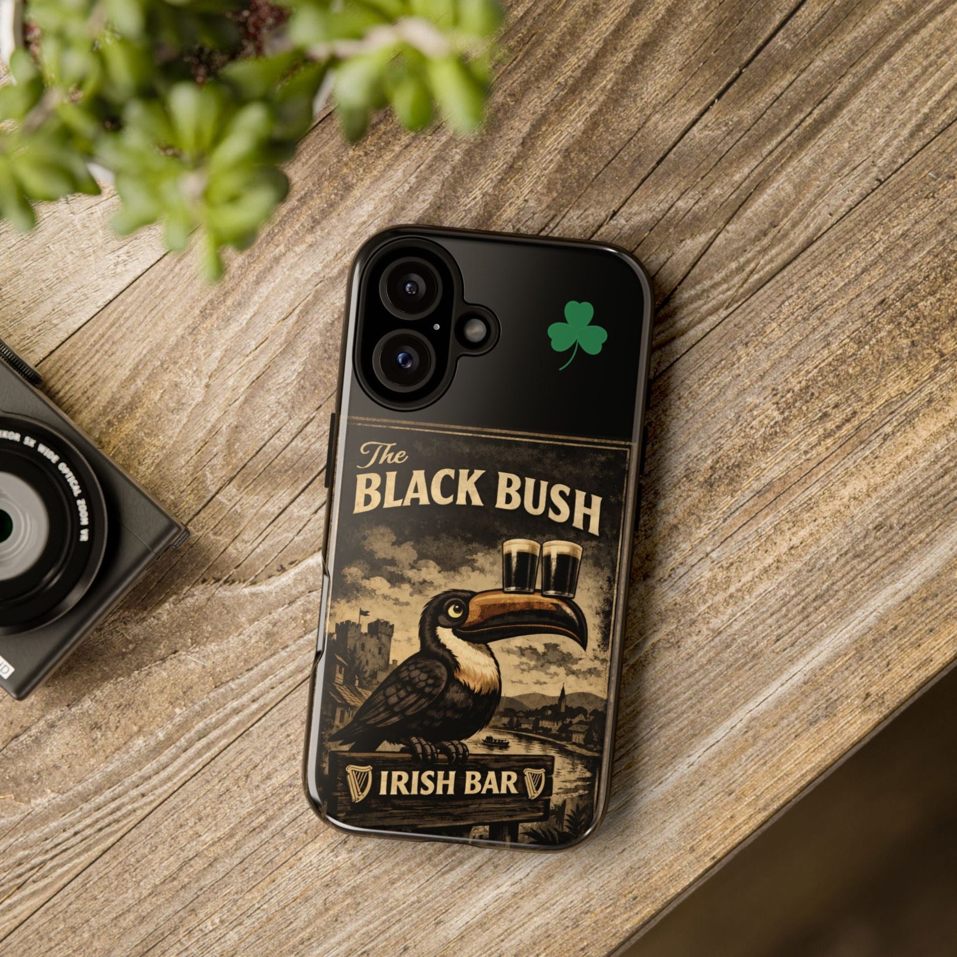 TeeFEVA Phone Case Black Bush Irish Bar - Phone Case – The Black Bush Vintage Pub Design