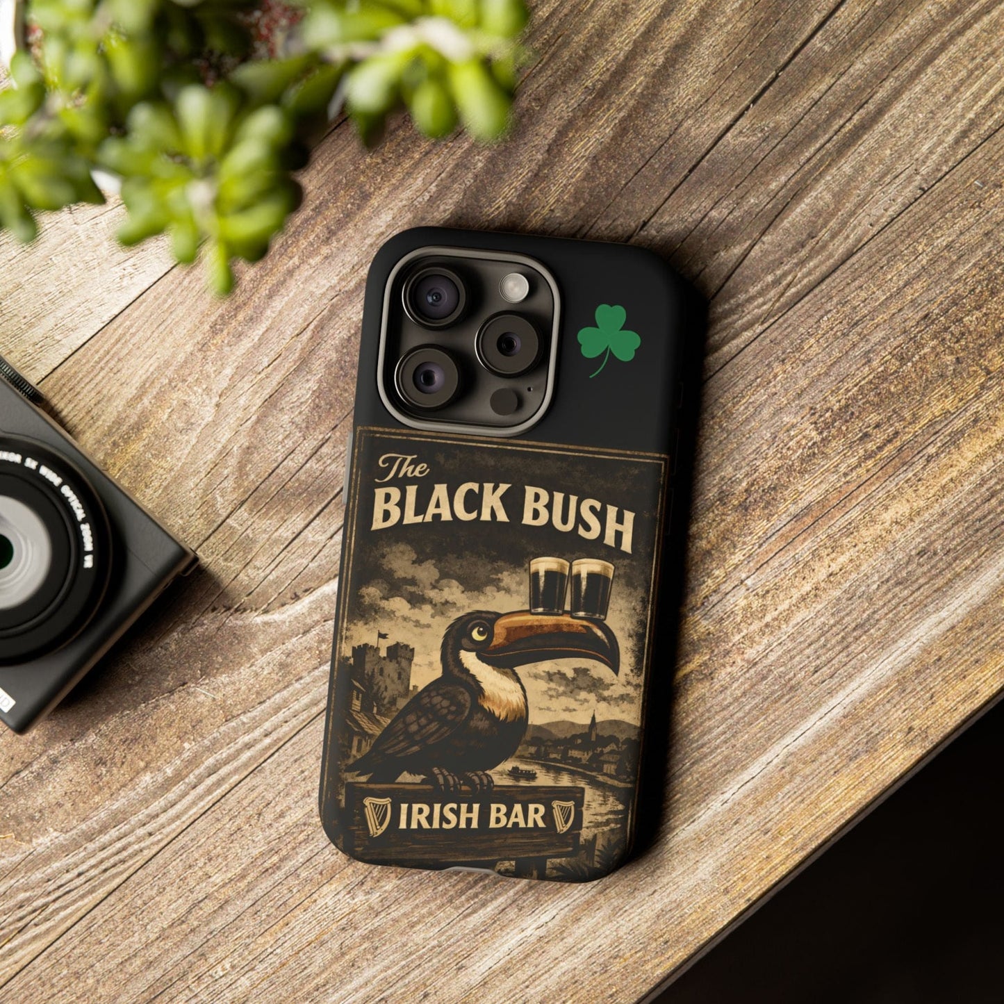 TeeFEVA Phone Case Black Bush Irish Bar - Phone Case – The Black Bush Vintage Pub Design