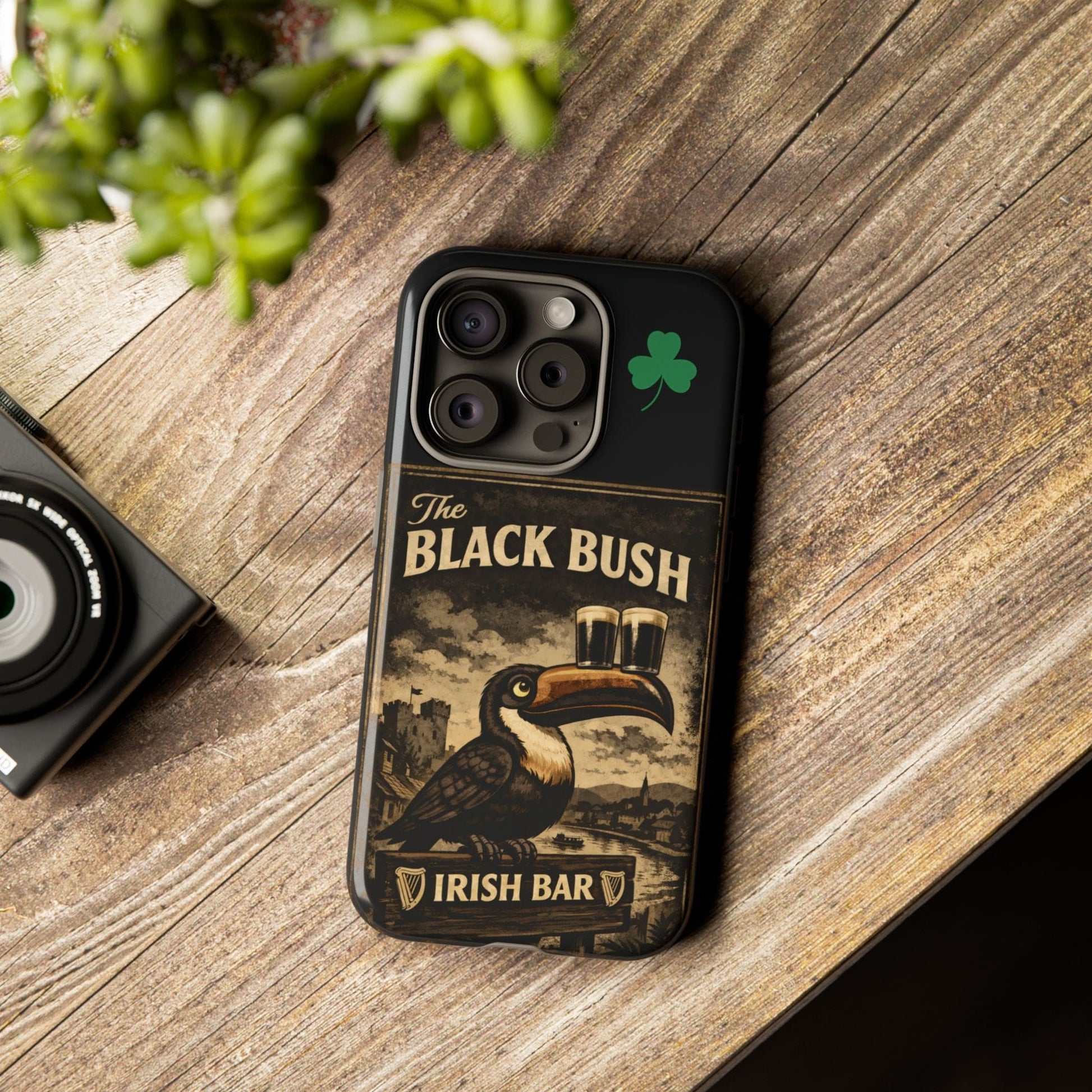 TeeFEVA Phone Case Black Bush Irish Bar - Phone Case – The Black Bush Vintage Pub Design
