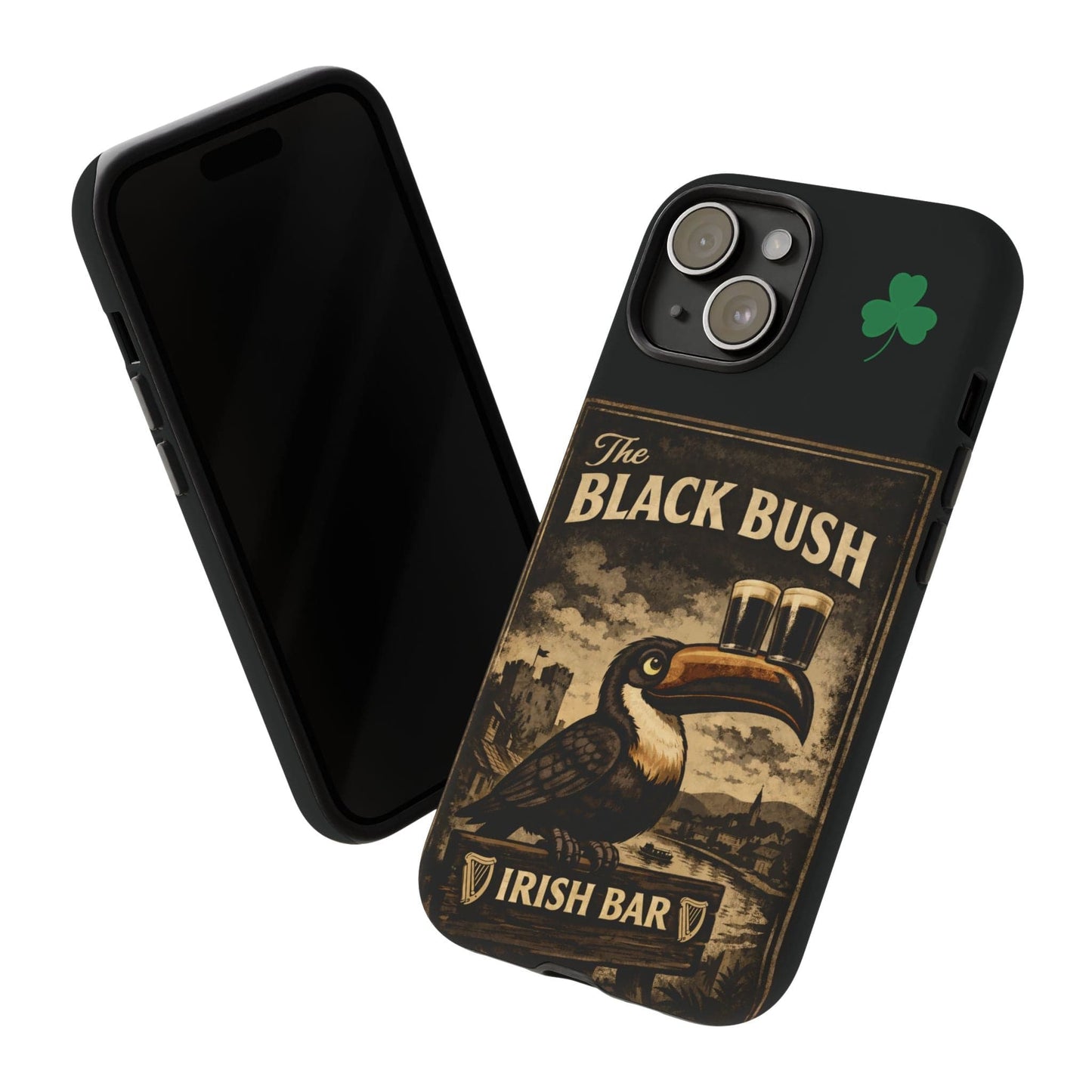 TeeFEVA Phone Case Black Bush Irish Bar - Phone Case – The Black Bush Vintage Pub Design