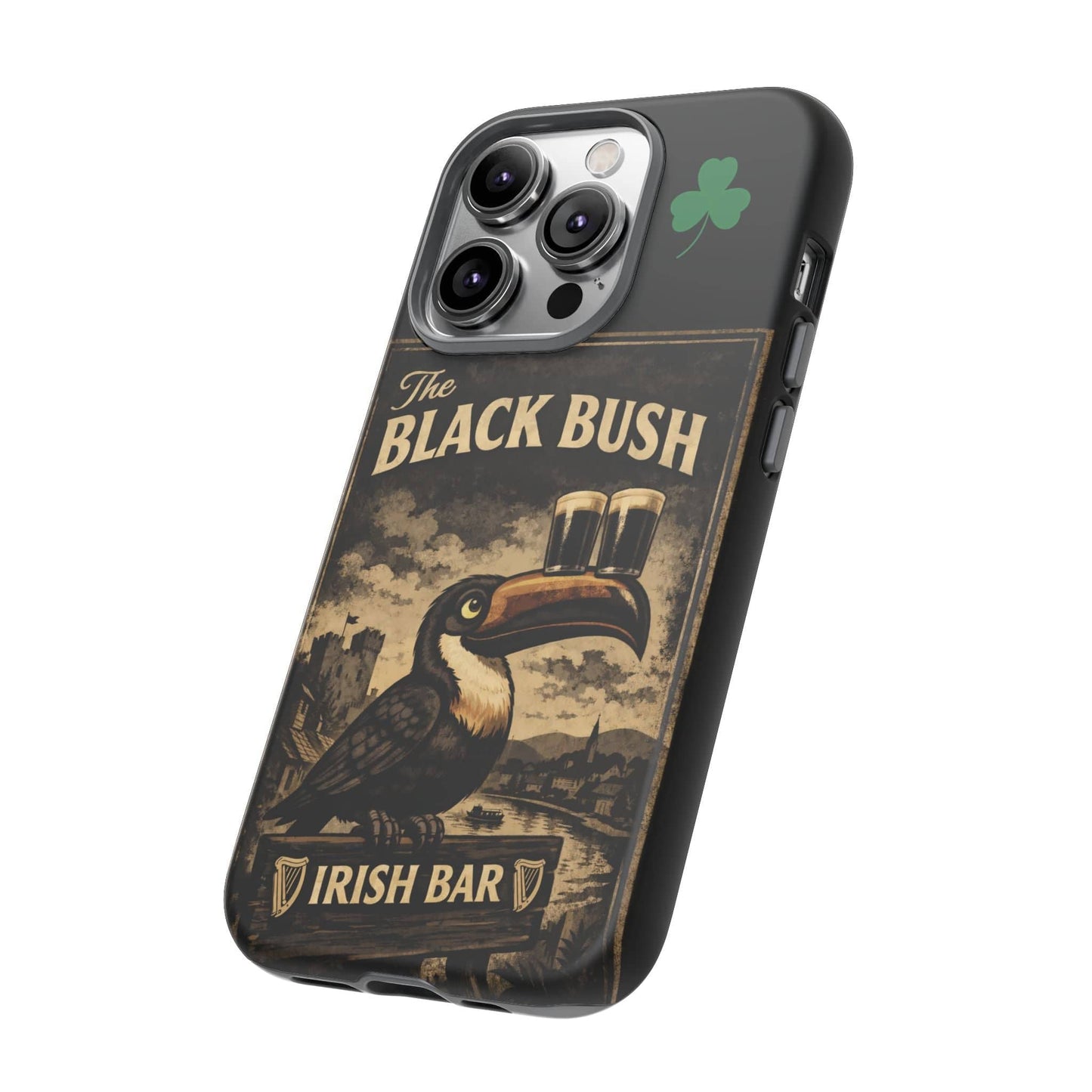 TeeFEVA Phone Case Black Bush Irish Bar - Phone Case – The Black Bush Vintage Pub Design