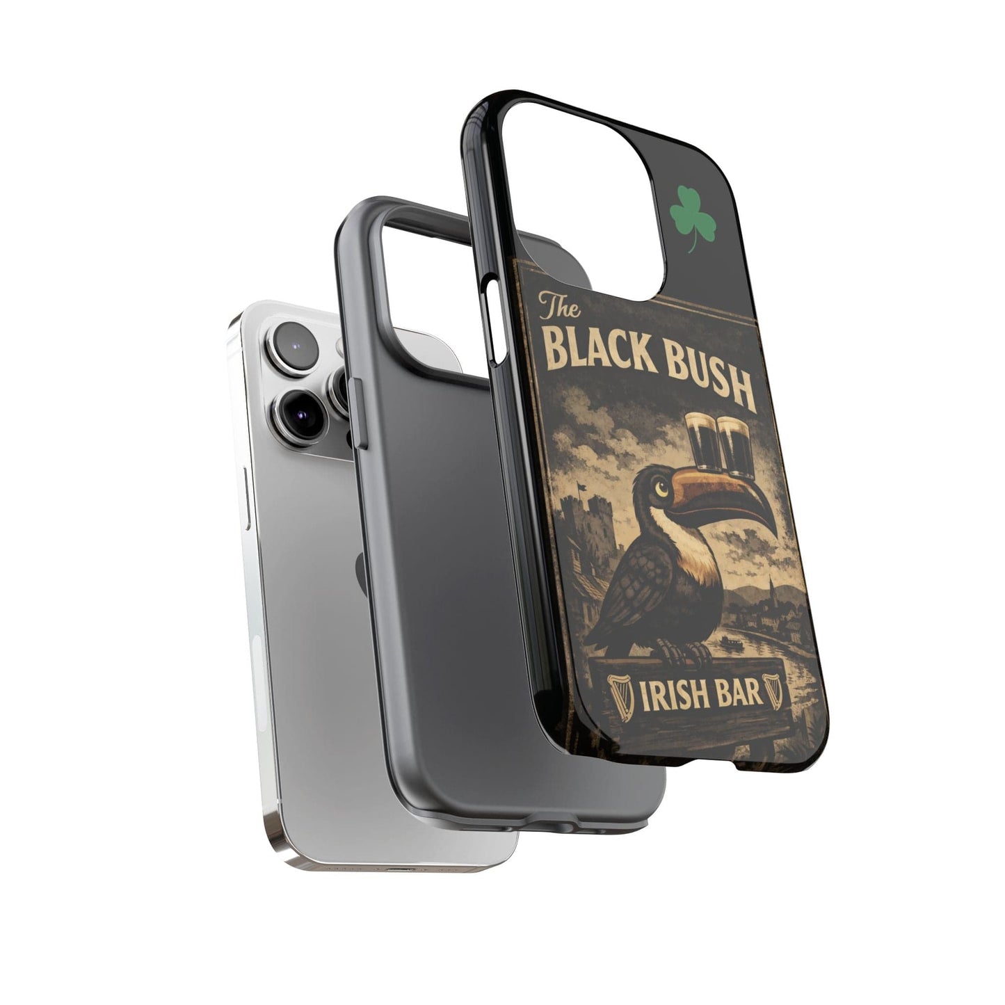 TeeFEVA Phone Case Black Bush Irish Bar - Phone Case – The Black Bush Vintage Pub Design