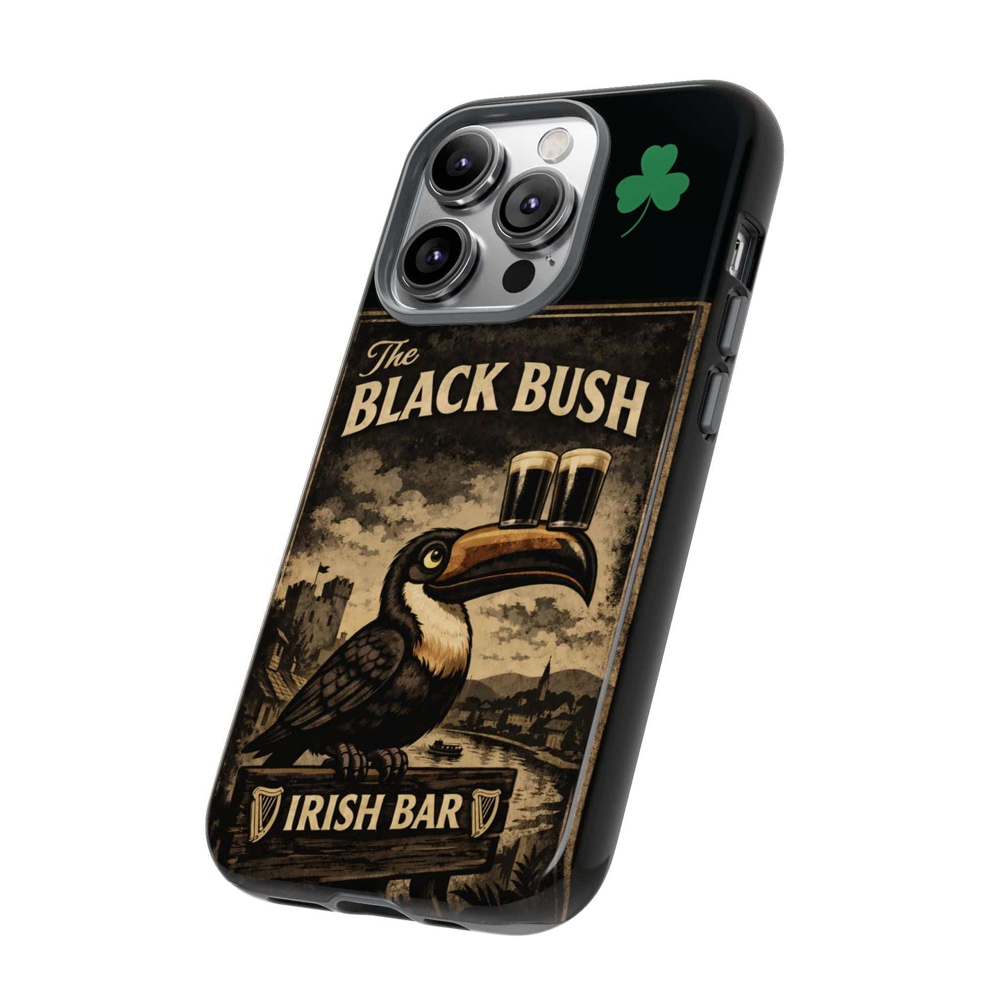 TeeFEVA Phone Case Black Bush Irish Bar - Phone Case – The Black Bush Vintage Pub Design