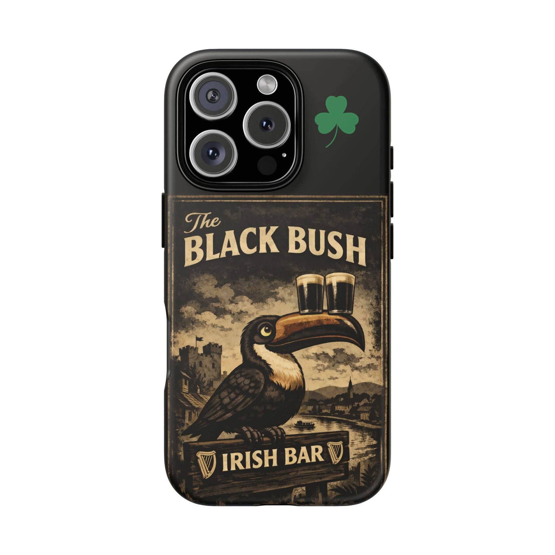 TeeFEVA Phone Case Black Bush Irish Bar - Phone Case – The Black Bush Vintage Pub Design