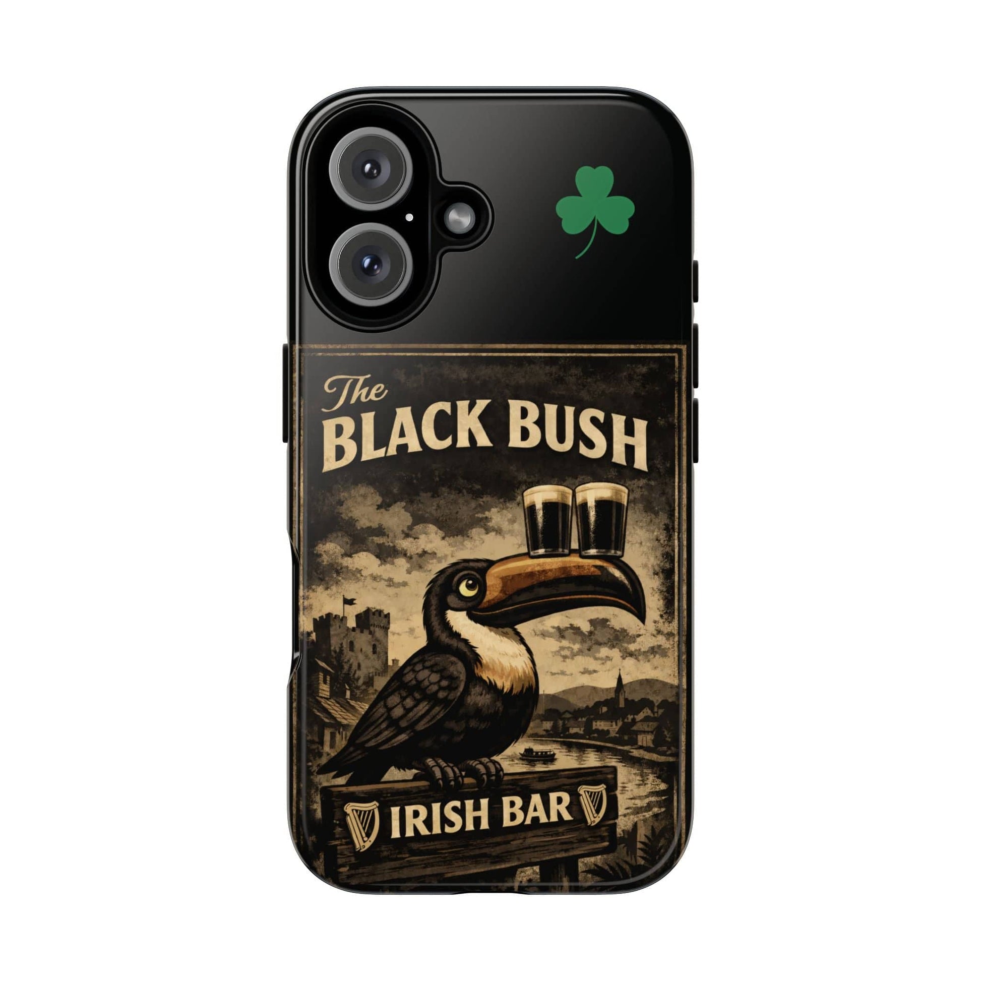 TeeFEVA Phone Case Black Bush Irish Bar - Phone Case – The Black Bush Vintage Pub Design