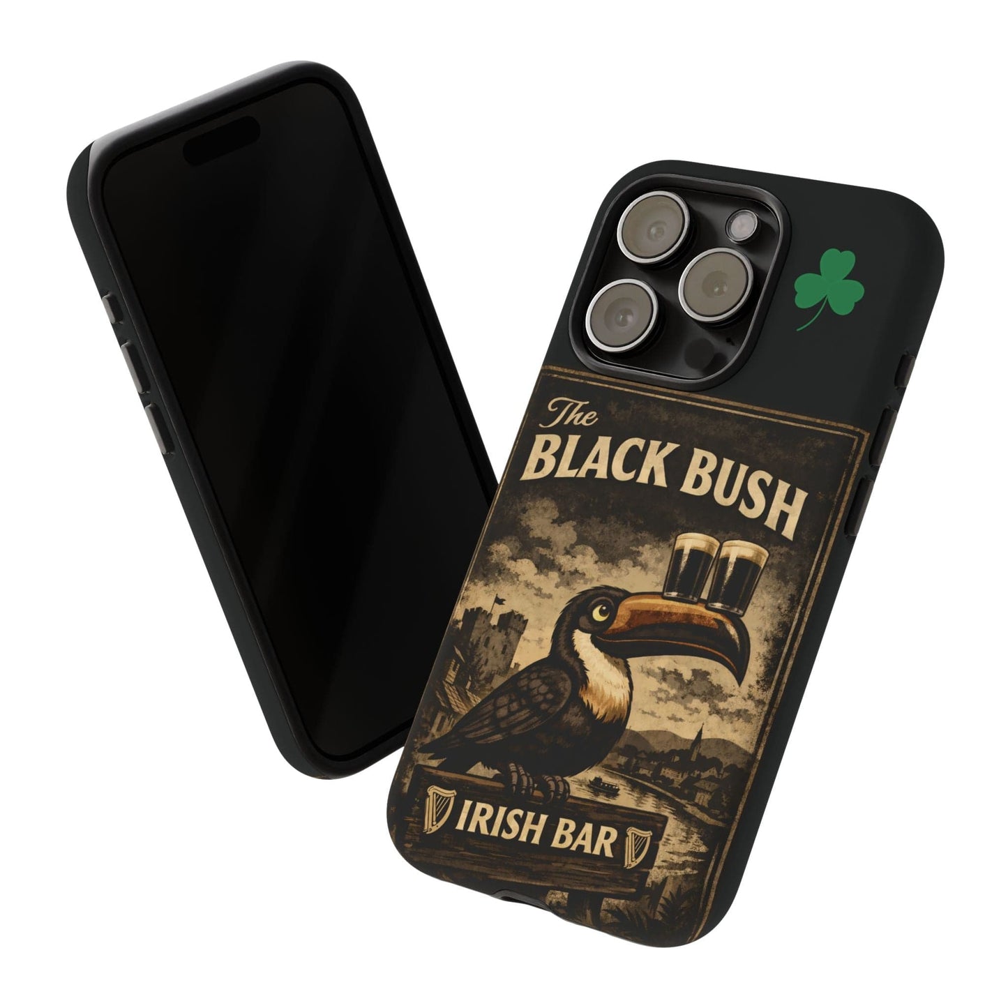 TeeFEVA Phone Case Black Bush Irish Bar - Phone Case – The Black Bush Vintage Pub Design