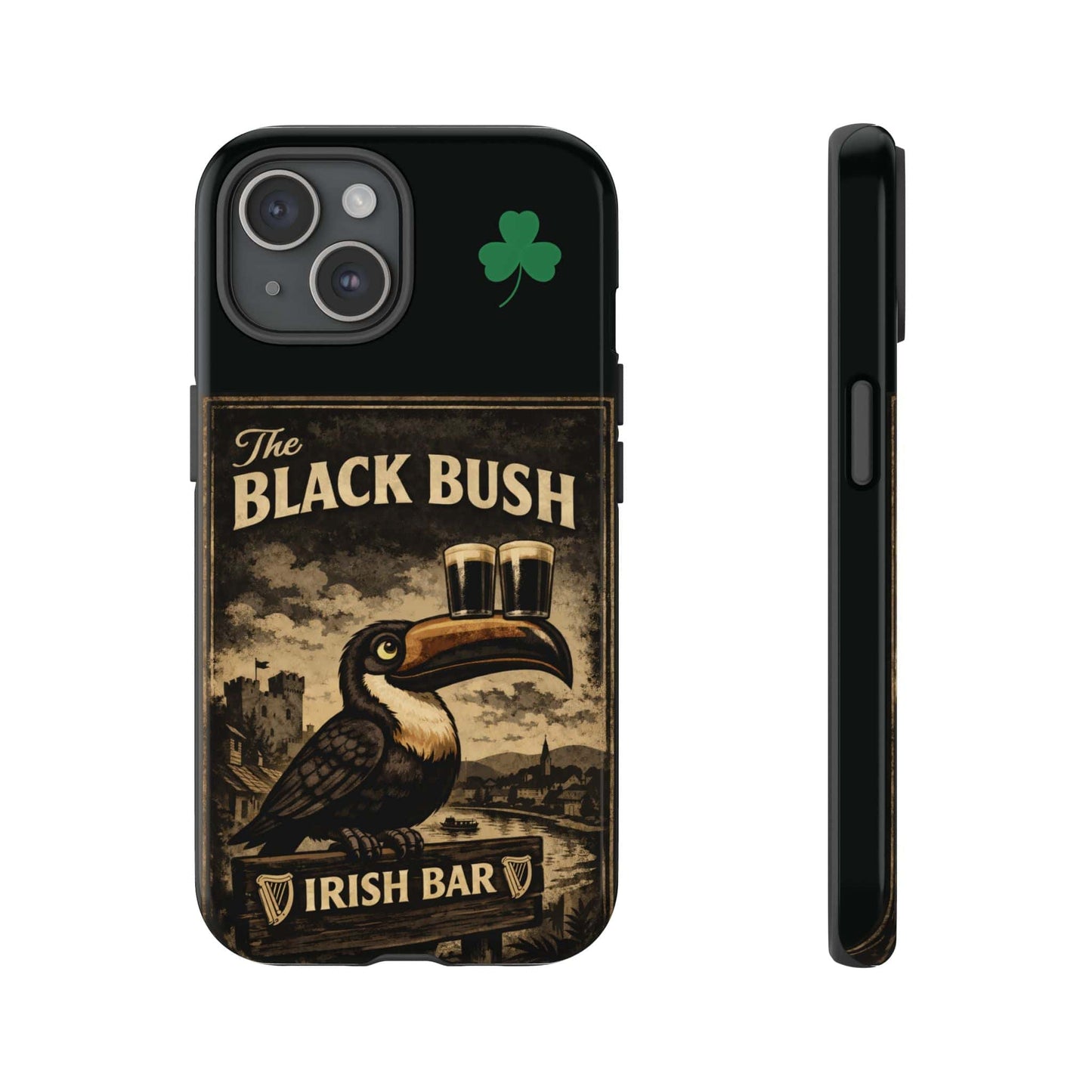 TeeFEVA Phone Case Black Bush Irish Bar - Phone Case – The Black Bush Vintage Pub Design