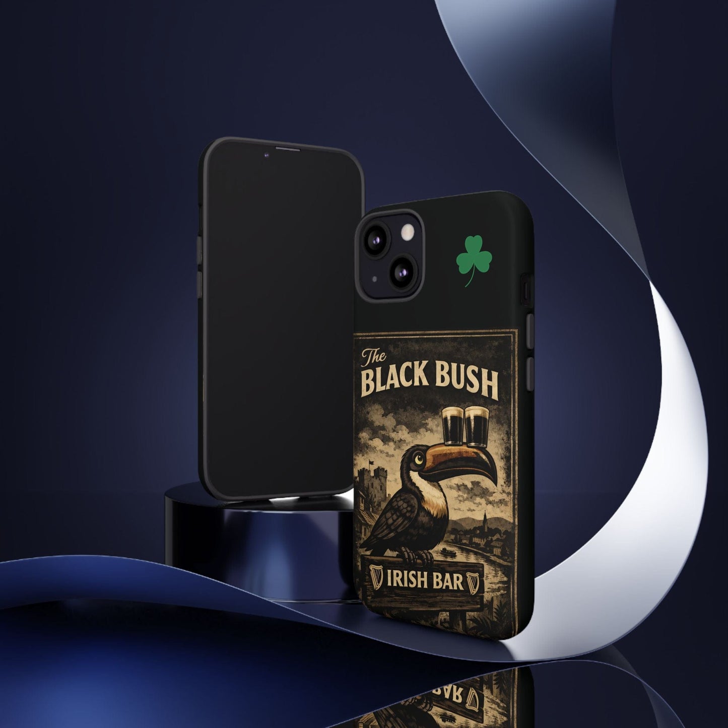 TeeFEVA Phone Case Black Bush Irish Bar - Phone Case – The Black Bush Vintage Pub Design