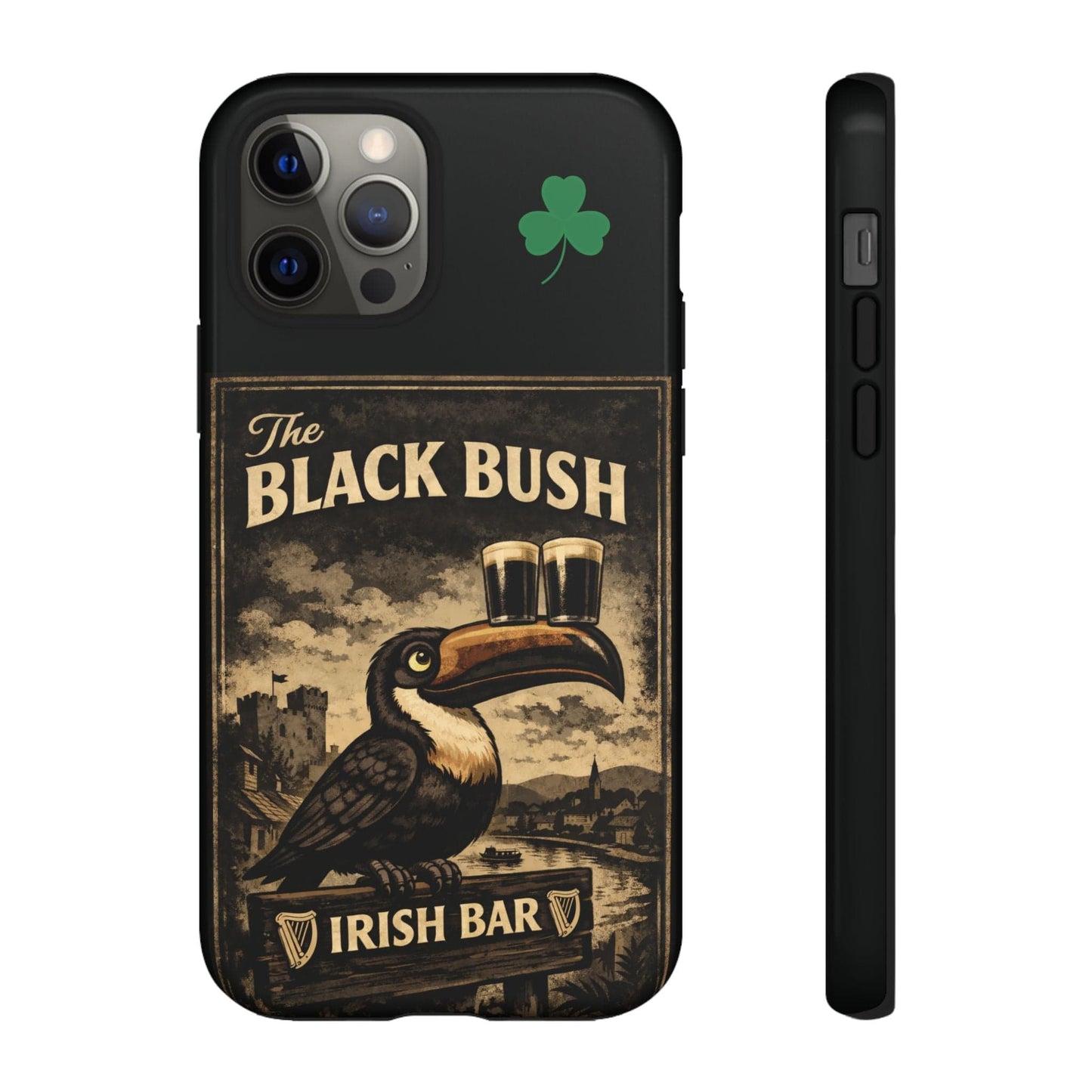 TeeFEVA Phone Case Black Bush Irish Bar - Phone Case – The Black Bush Vintage Pub Design