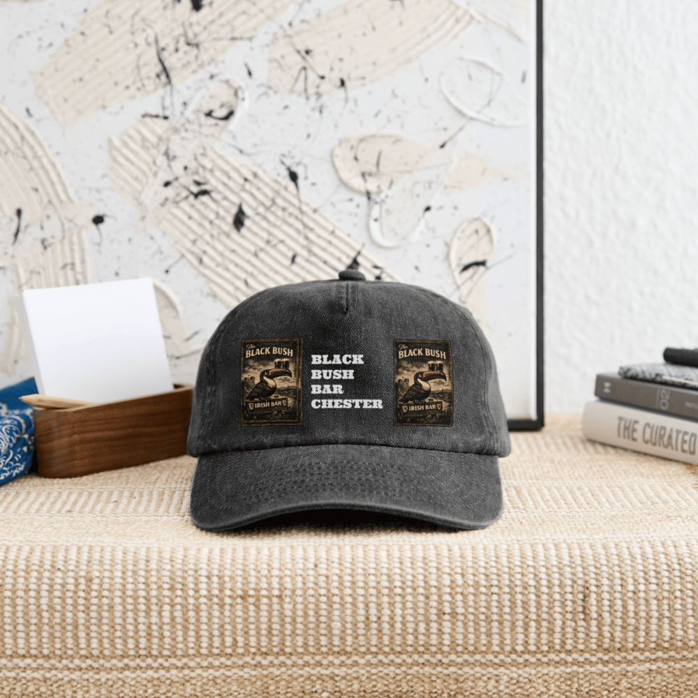 TeeFEVA Relaxed Vintage Cap BLACK BUSH IRISH BAR CHESTER - Relaxed Vintage Cap