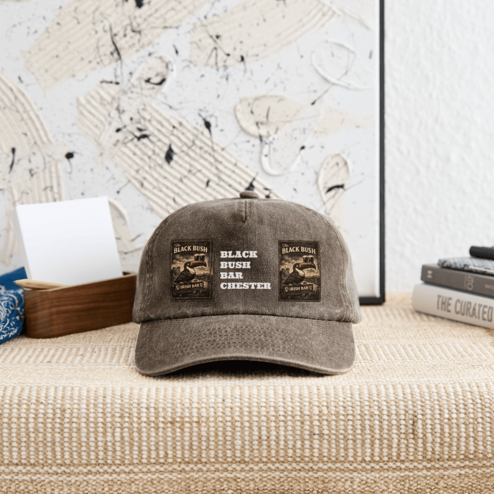 TeeFEVA Relaxed Vintage Cap BLACK BUSH IRISH BAR CHESTER - Relaxed Vintage Cap