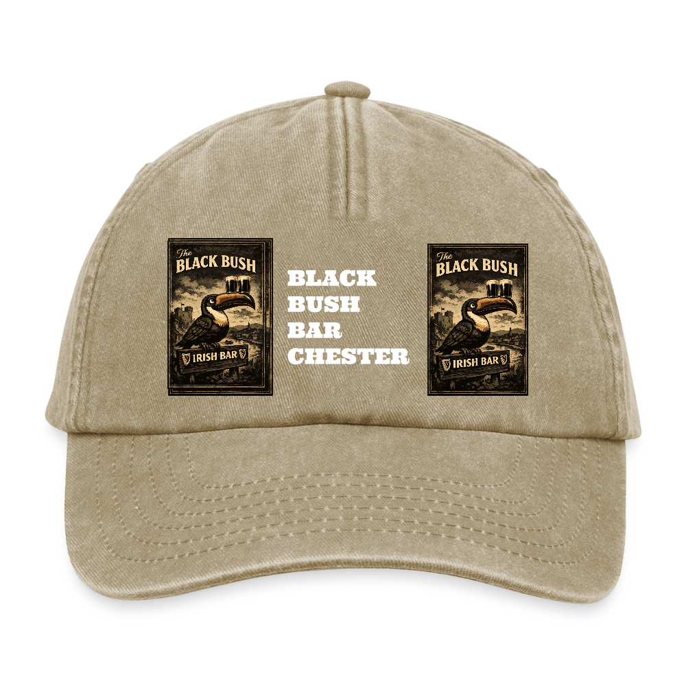 TeeFEVA Relaxed Vintage Cap BLACK BUSH IRISH BAR CHESTER - Relaxed Vintage Cap
