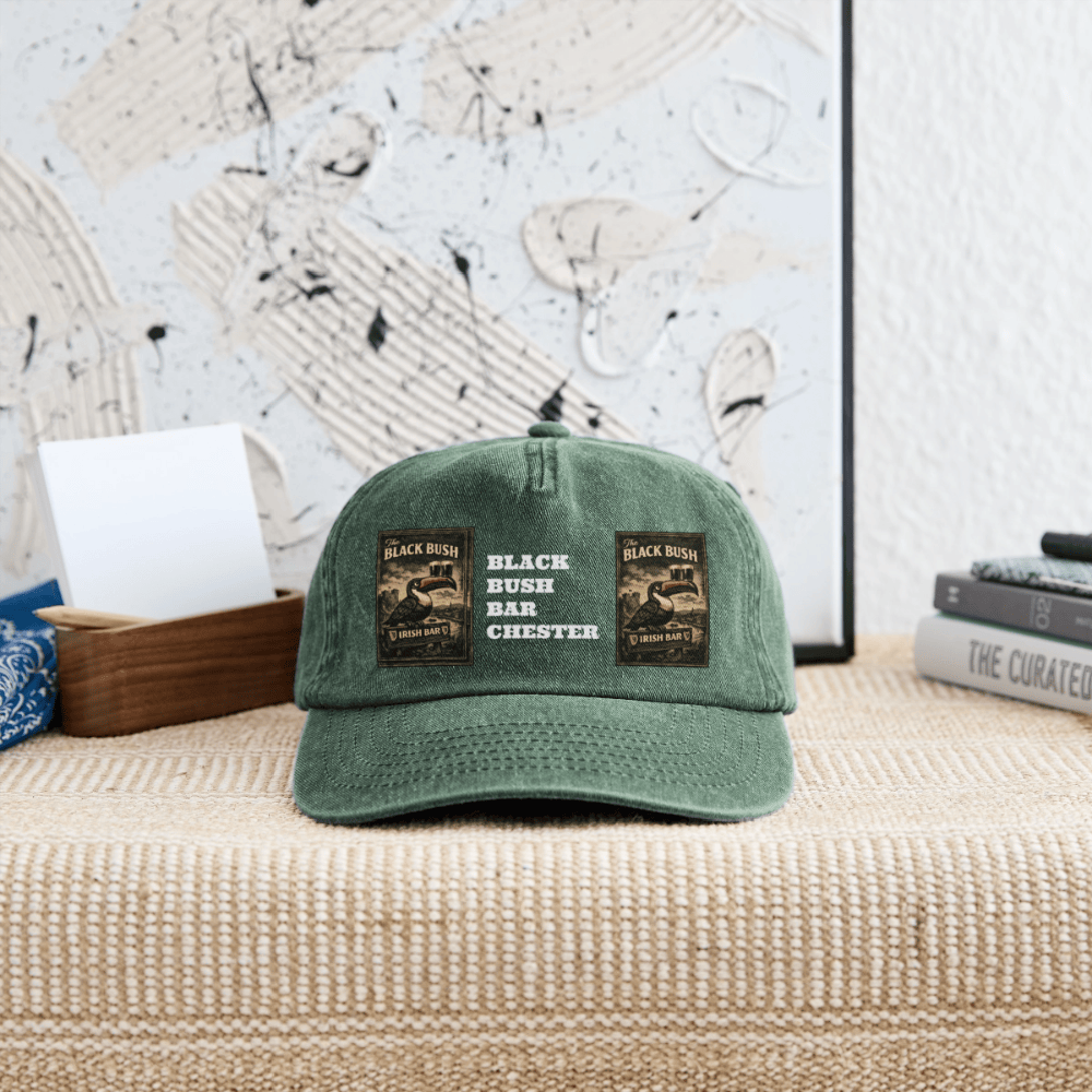 TeeFEVA Relaxed Vintage Cap BLACK BUSH IRISH BAR CHESTER - Relaxed Vintage Cap