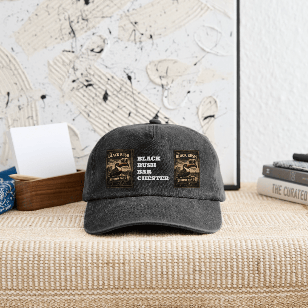 TeeFEVA Relaxed Vintage Cap BLACK BUSH IRISH BAR CHESTER - Relaxed Vintage Cap