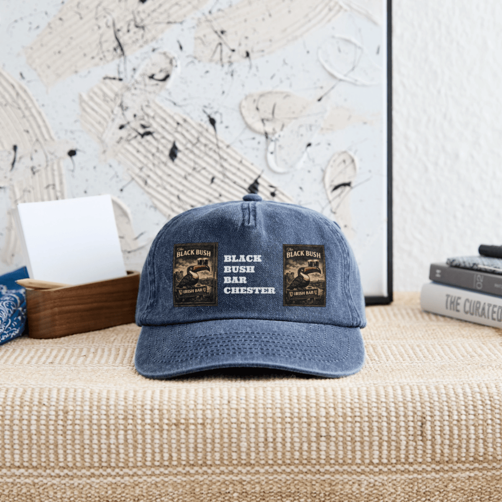 TeeFEVA Relaxed Vintage Cap BLACK BUSH IRISH BAR CHESTER - Relaxed Vintage Cap