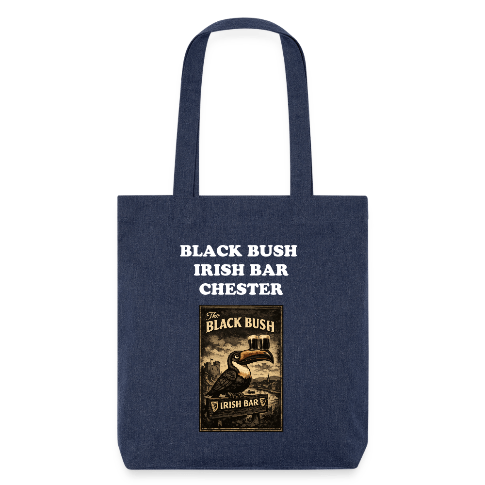 TeeFEVA Stanley/Stella Heavyweight Recycled Tote Bag BLACK BUSH IRISH BAR CHESTER - Heavyweight Recycled Tote Bag