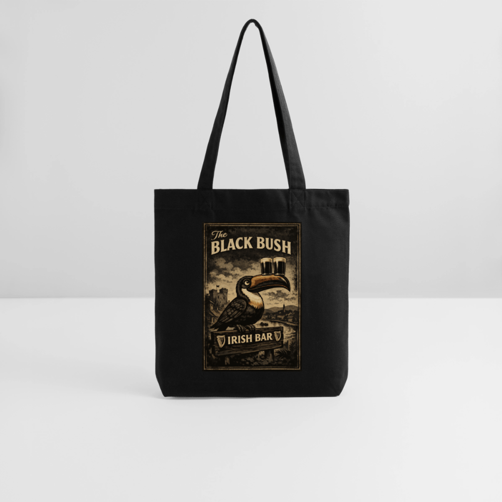 TeeFEVA Stanley/Stella Heavyweight Recycled Tote Bag BLACK BUSH IRISH BAR CHESTER - Heavyweight Recycled Tote Bag