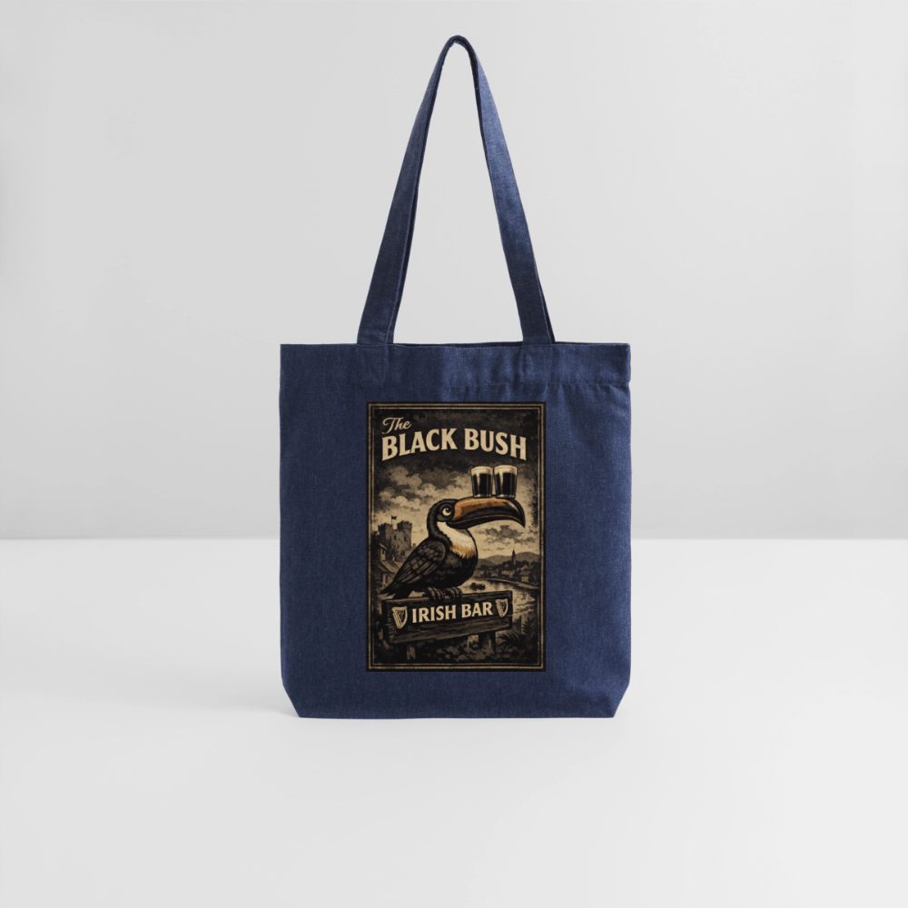 TeeFEVA Stanley/Stella Heavyweight Recycled Tote Bag BLACK BUSH IRISH BAR CHESTER - Heavyweight Recycled Tote Bag