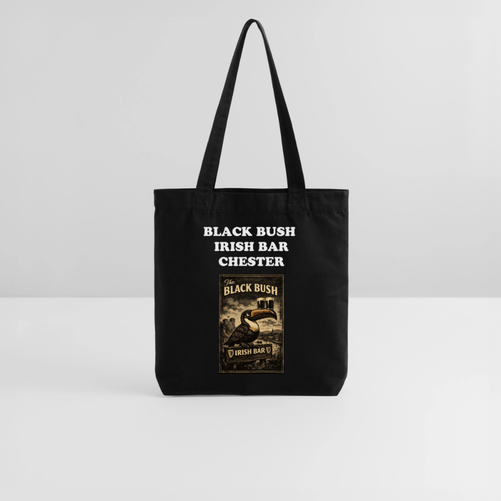 TeeFEVA Stanley/Stella Heavyweight Recycled Tote Bag BLACK BUSH IRISH BAR CHESTER - Heavyweight Recycled Tote Bag