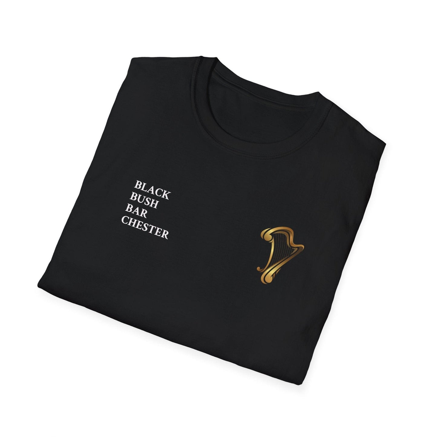 TeeFEVA T-Shirt Black Bush Irish Bar Chester — BLACK BUSH T - Back Print