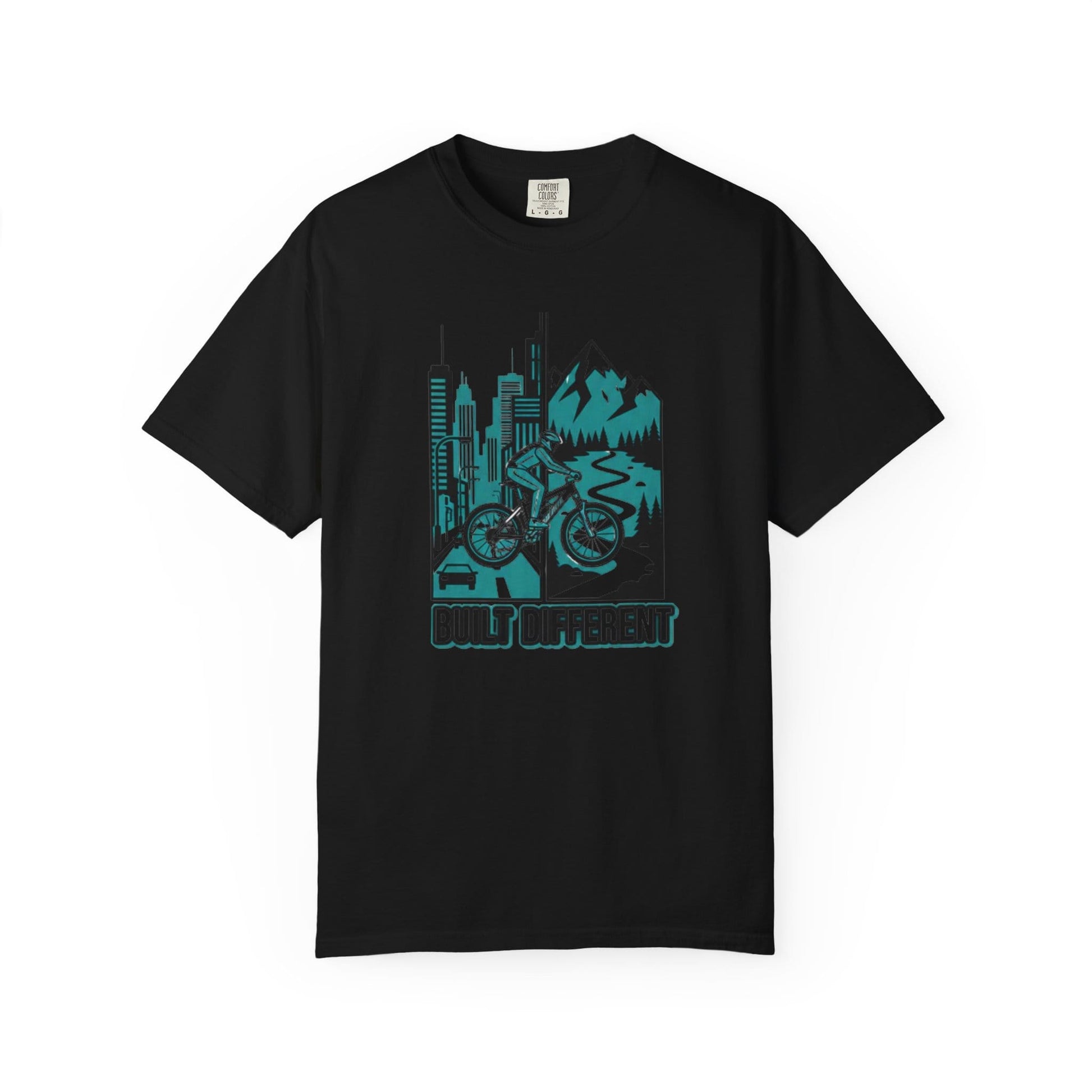 TeeFEVA T-Shirt Built Different Mountain Bike T-Shirt — Urban Meets Trail MTB Tee