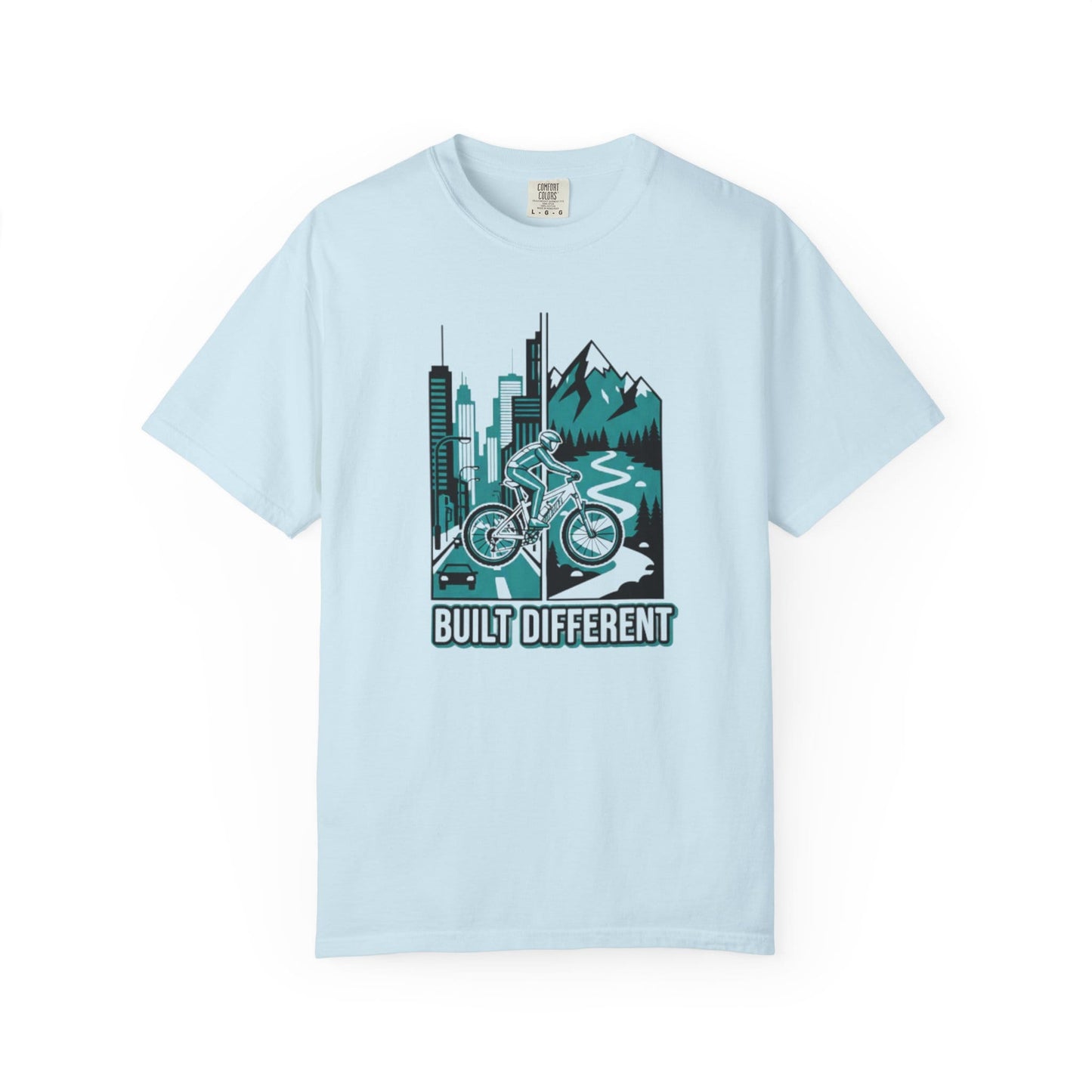 TeeFEVA T-Shirt Built Different Mountain Bike T-Shirt — Urban Meets Trail MTB Tee