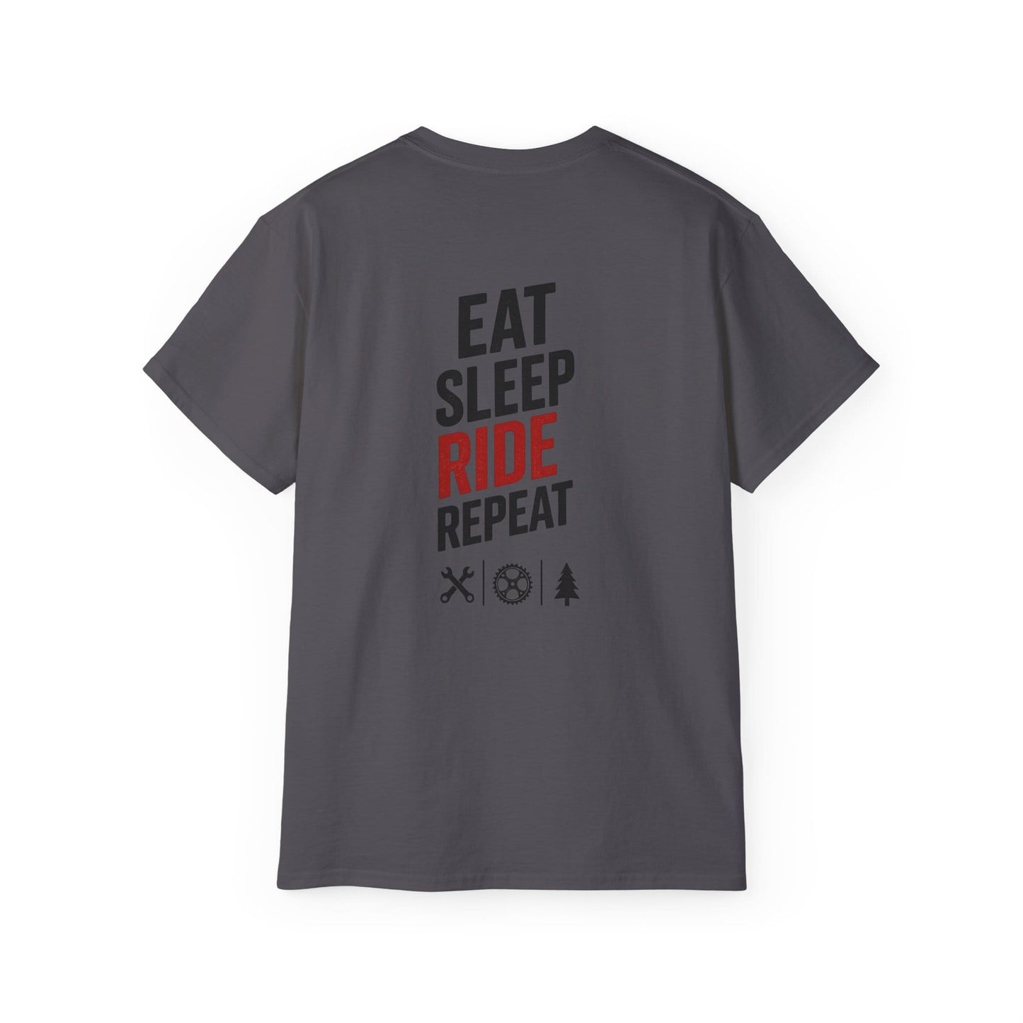 TeeFEVA T-Shirt Eat Sleep Ride Repeat T‑Shirt — Mountain Biking /MTB Tee