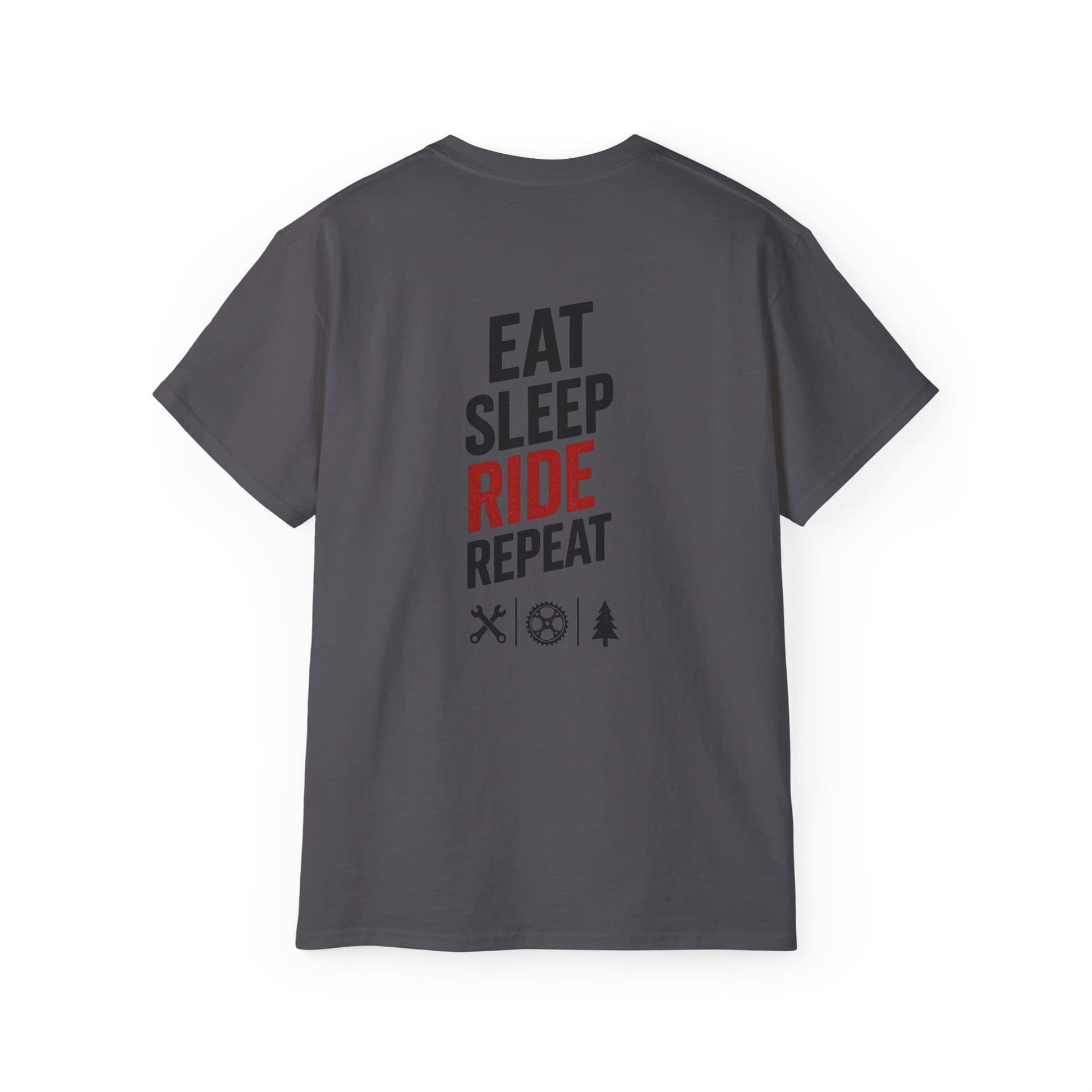 TeeFEVA T-Shirt Eat Sleep Ride Repeat T‑Shirt — Mountain Biking /MTB Tee