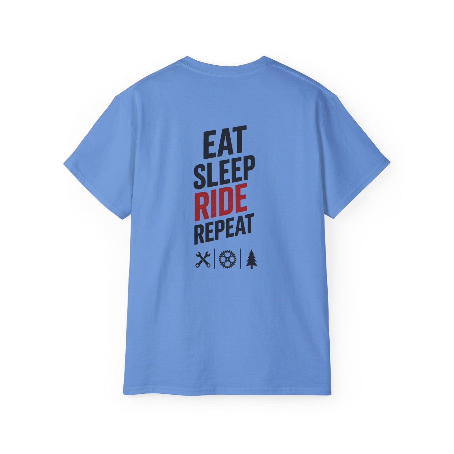 TeeFEVA T-Shirt Eat Sleep Ride Repeat T‑Shirt — Mountain Biking /MTB Tee