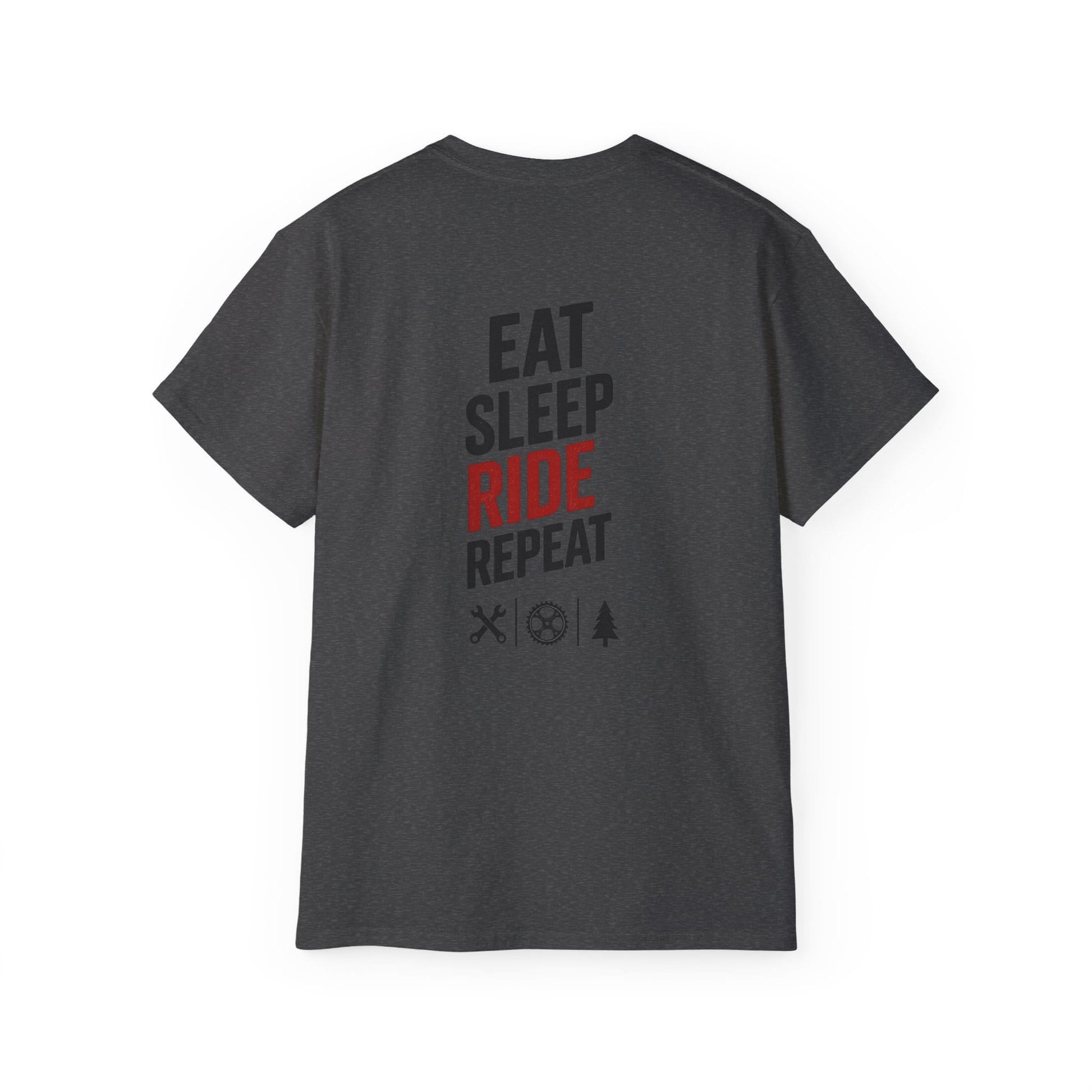 TeeFEVA T-Shirt Eat Sleep Ride Repeat T‑Shirt — Mountain Biking /MTB Tee