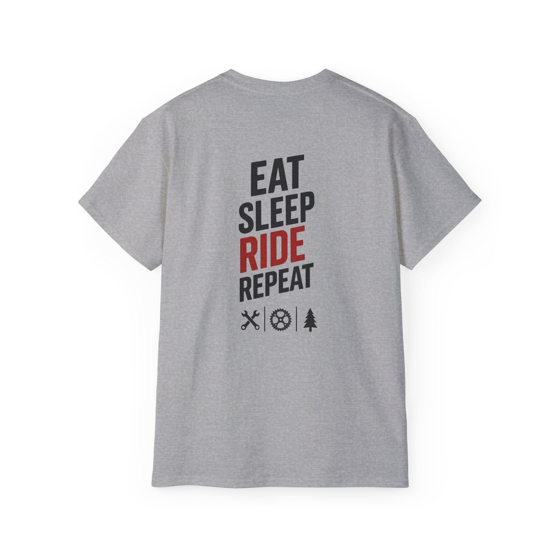 TeeFEVA T-Shirt Eat Sleep Ride Repeat T‑Shirt — Mountain Biking /MTB Tee