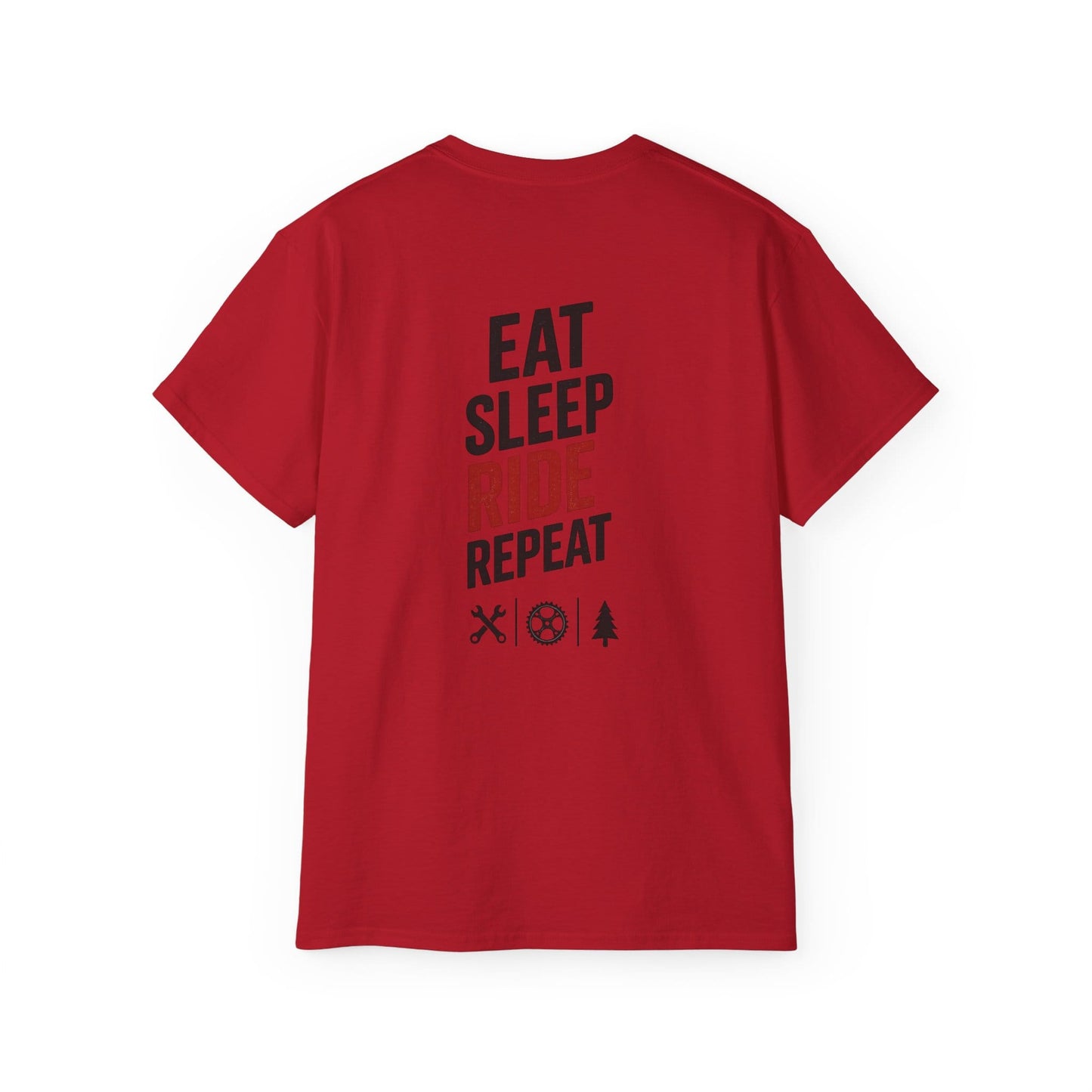 TeeFEVA T-Shirt Eat Sleep Ride Repeat T‑Shirt — Mountain Biking /MTB Tee