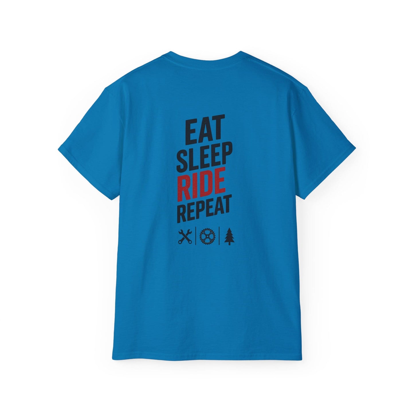 TeeFEVA T-Shirt Eat Sleep Ride Repeat T‑Shirt — Mountain Biking /MTB Tee