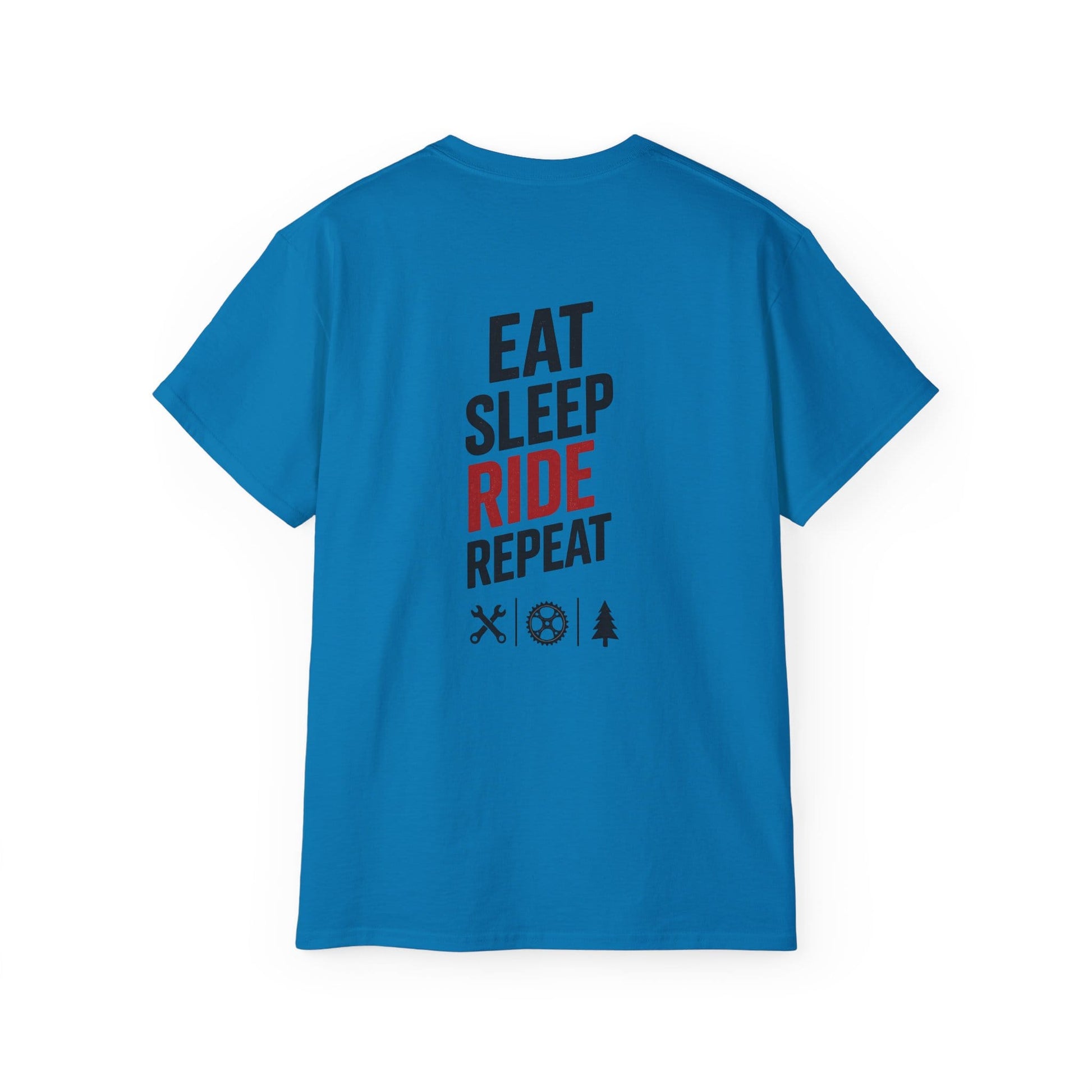 TeeFEVA T-Shirt Eat Sleep Ride Repeat T‑Shirt — Mountain Biking /MTB Tee