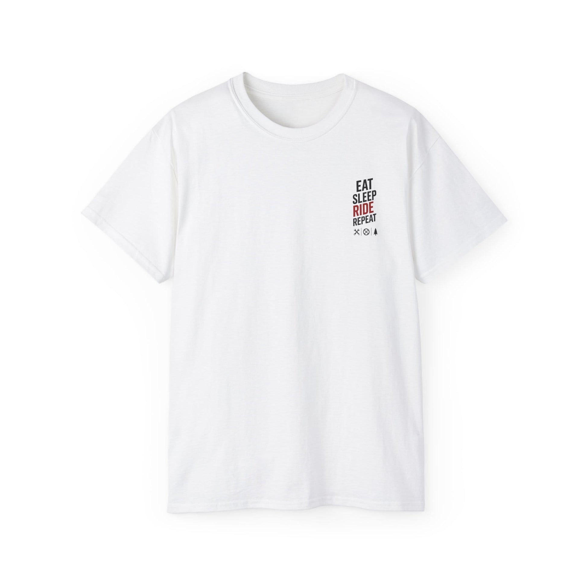 TeeFEVA T-Shirt Eat Sleep Ride Repeat T‑Shirt — Mountain Biking /MTB Tee