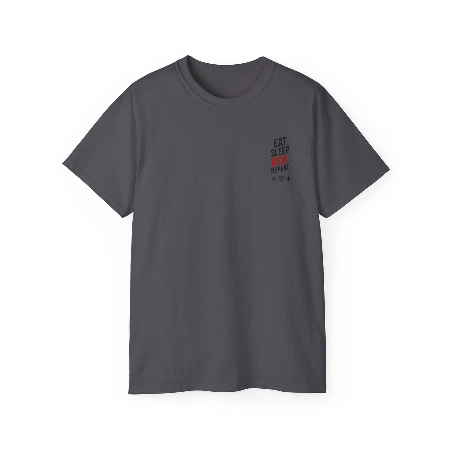 TeeFEVA T-Shirt Eat Sleep Ride Repeat T‑Shirt — Mountain Biking /MTB Tee