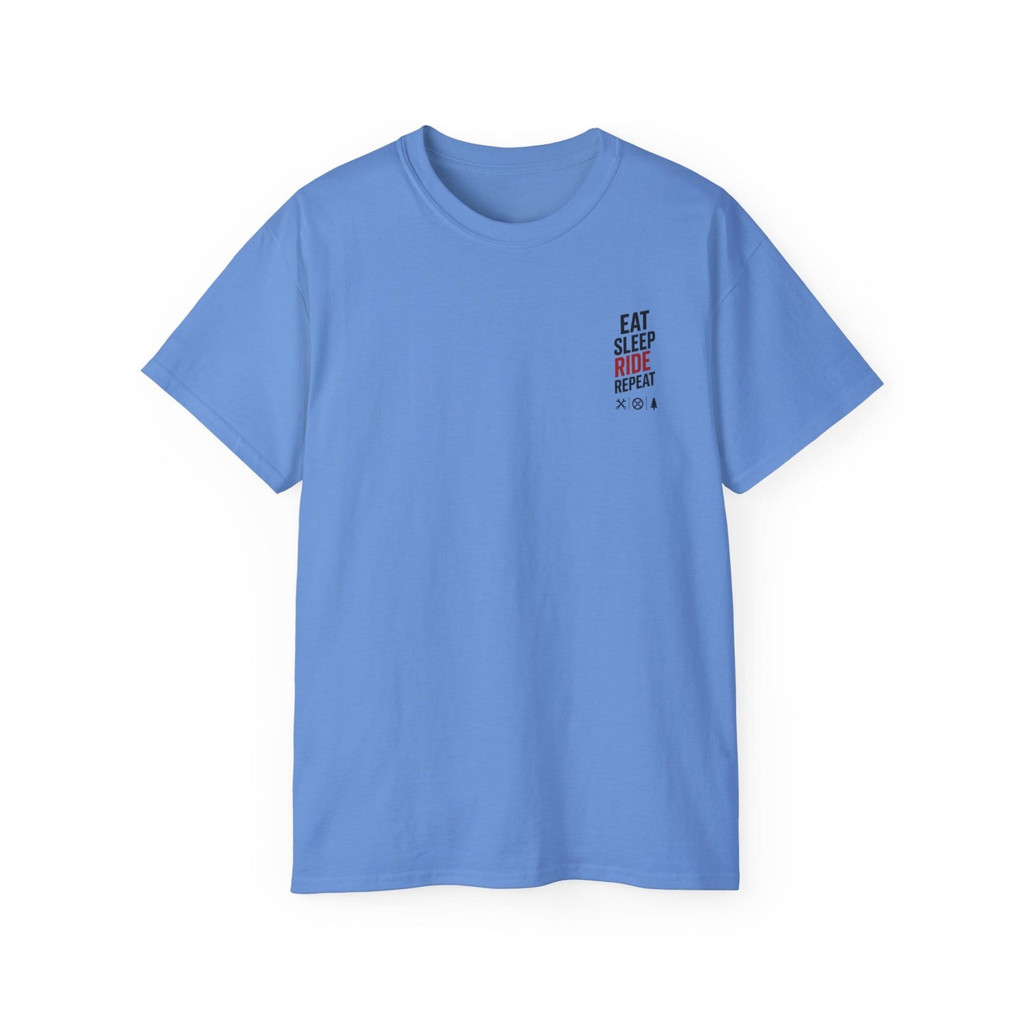 TeeFEVA T-Shirt Eat Sleep Ride Repeat T‑Shirt — Mountain Biking /MTB Tee