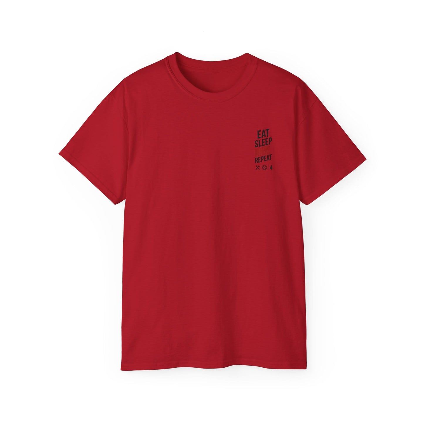 TeeFEVA T-Shirt Eat Sleep Ride Repeat T‑Shirt — Mountain Biking /MTB Tee