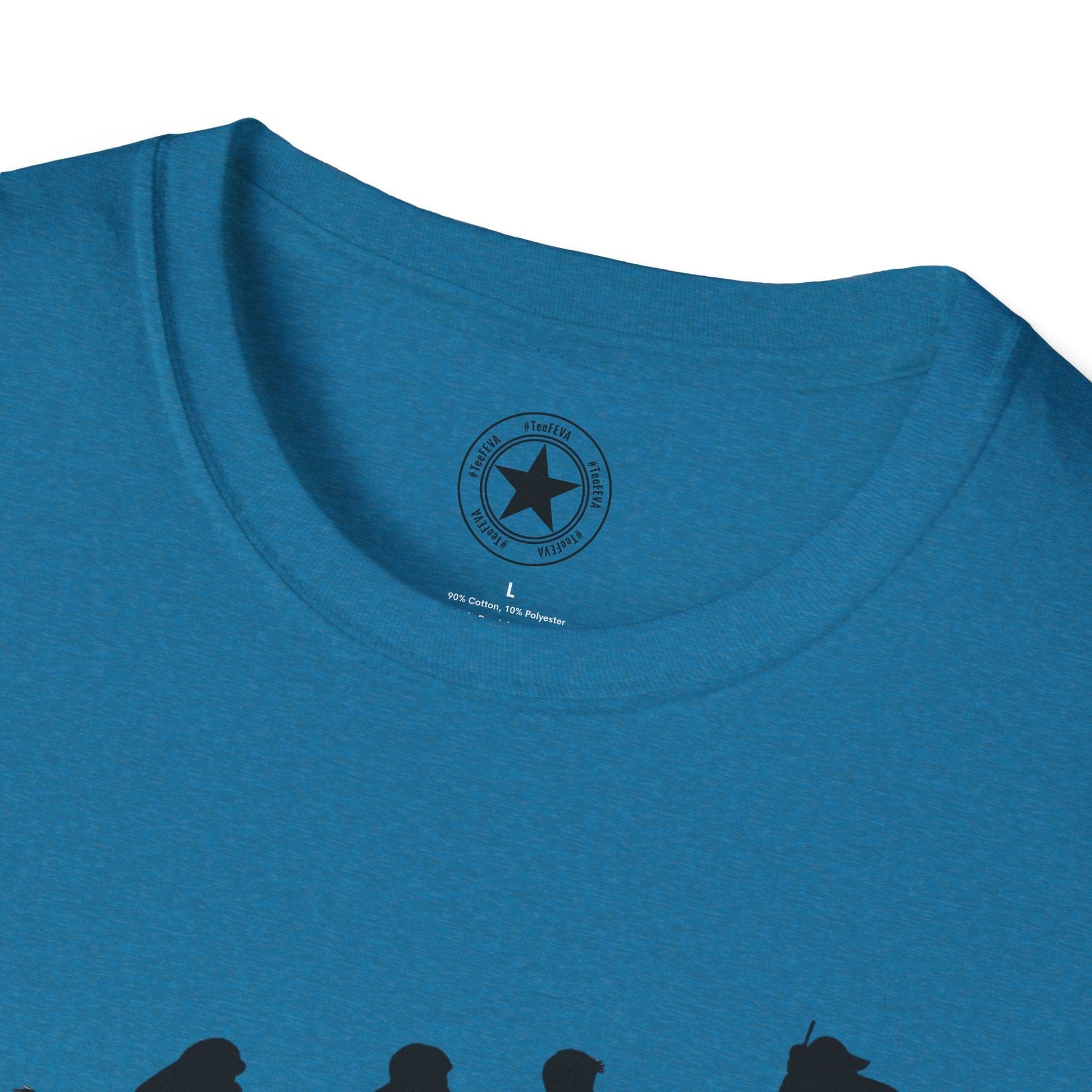 TeeFEVA T-Shirt Evolution Golf (5 Step) : Great Golf Lover T-Shirt, Unisex Soft & Comfortable
