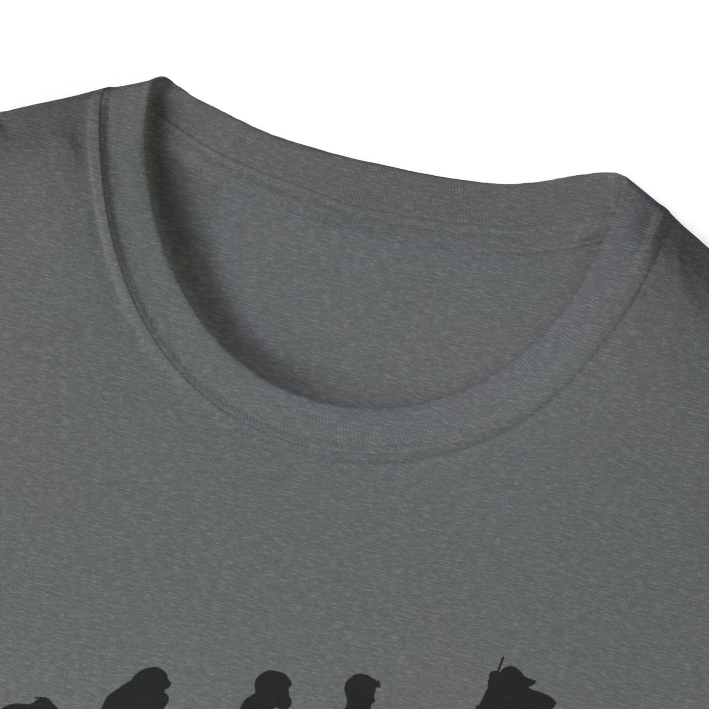 TeeFEVA T-Shirt Evolution Golf (5 Step) : Great Golf Lover T-Shirt, Unisex Soft & Comfortable