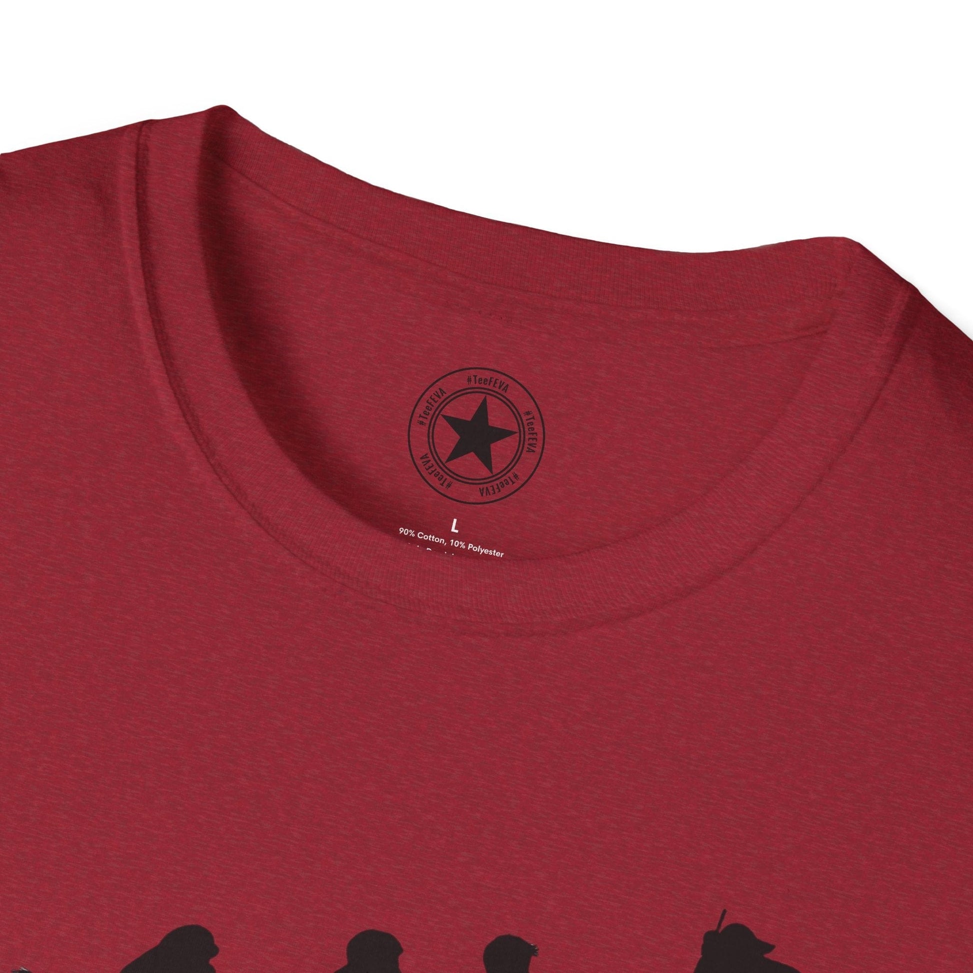 TeeFEVA T-Shirt Evolution Golf (5 Step) : Great Golf Lover T-Shirt, Unisex Soft & Comfortable