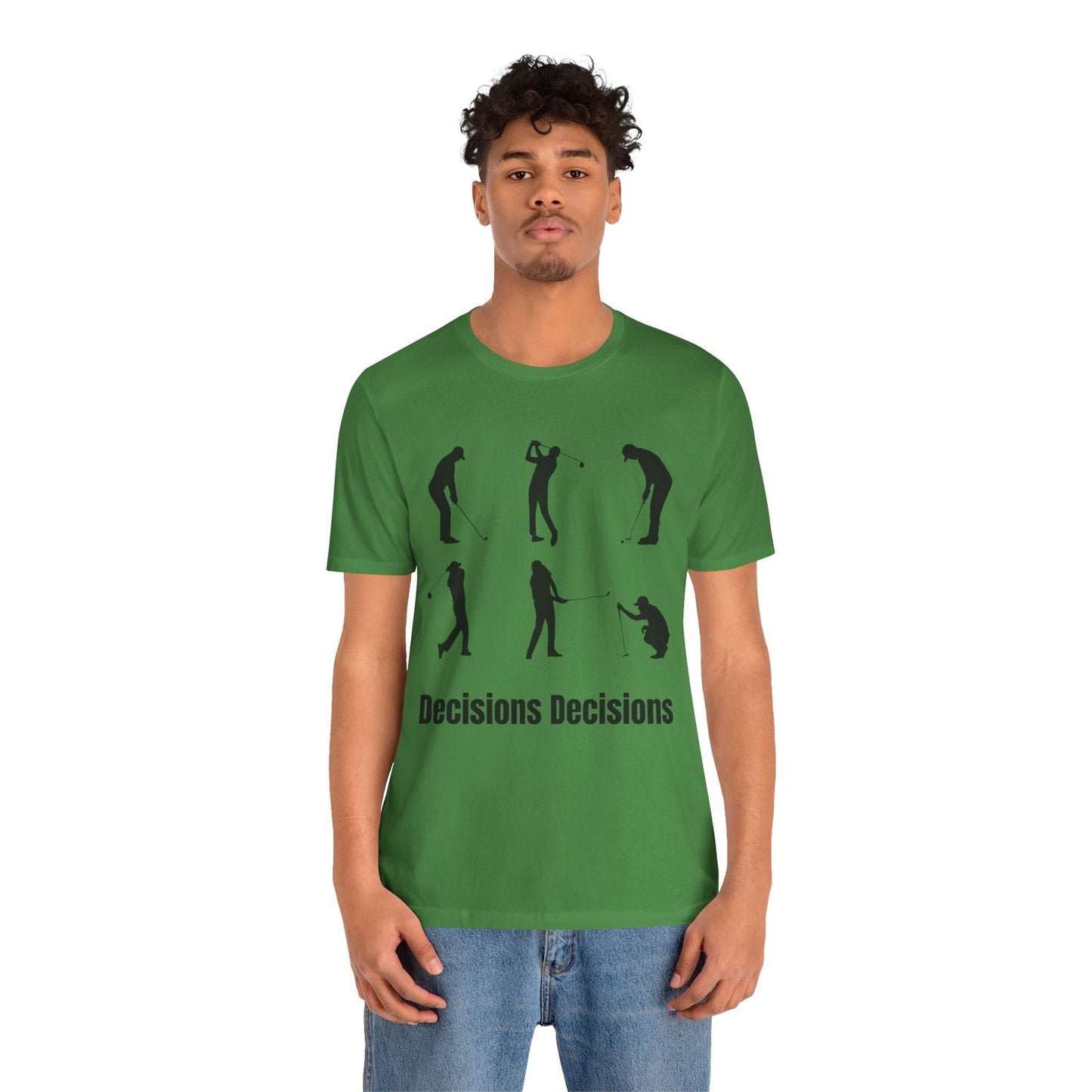 TeeFEVA T-Shirt Golf Stoke Decisions | Fun Humorous Golf Unisex TShirt
