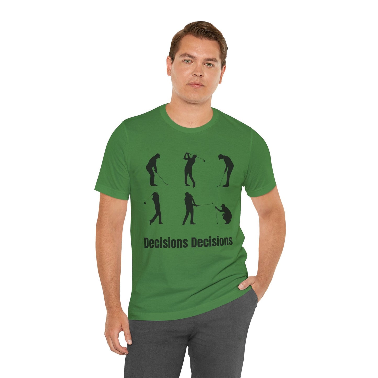 TeeFEVA T-Shirt Golf Stoke Decisions | Fun Humorous Golf Unisex TShirt