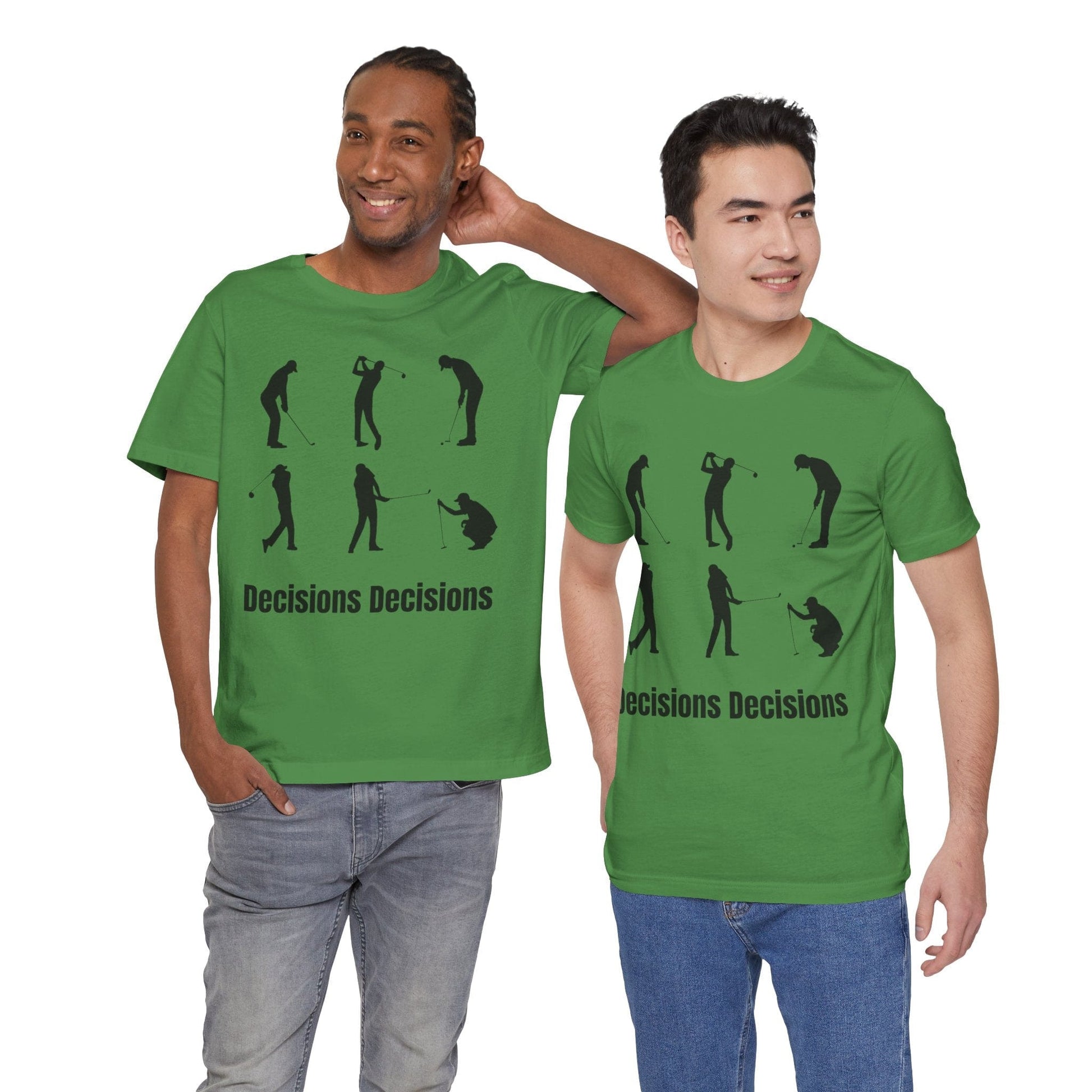 TeeFEVA T-Shirt Golf Stoke Decisions | Fun Humorous Golf Unisex TShirt