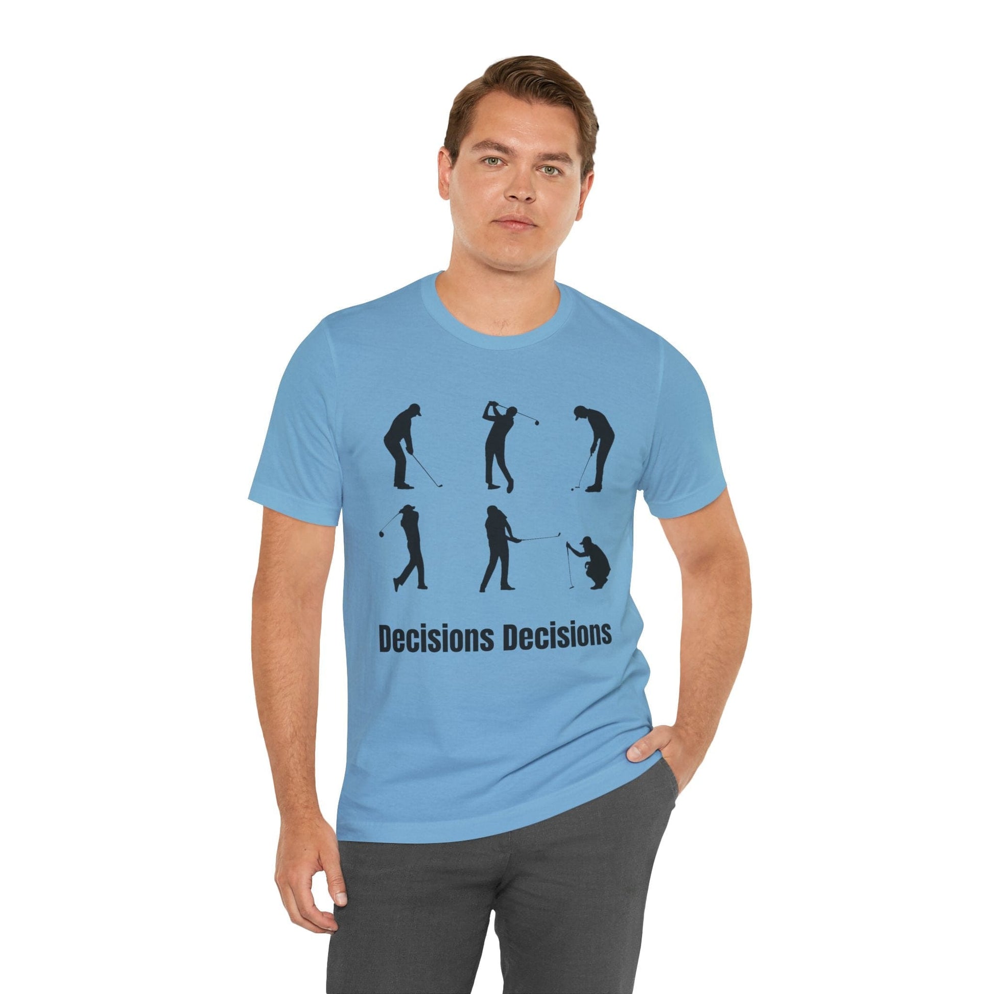 TeeFEVA T-Shirt Golf Stoke Decisions | Fun Humorous Golf Unisex TShirt