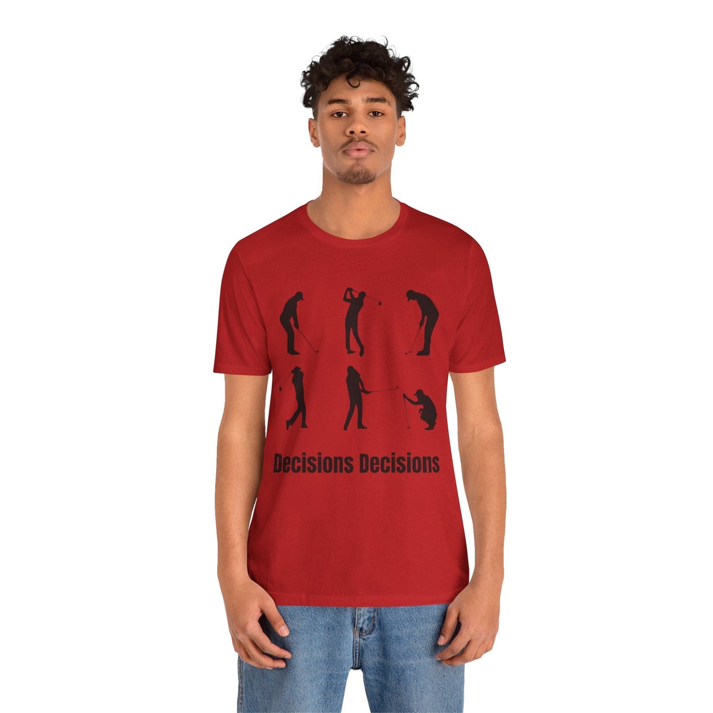 TeeFEVA T-Shirt Golf Stoke Decisions | Fun Humorous Golf Unisex TShirt
